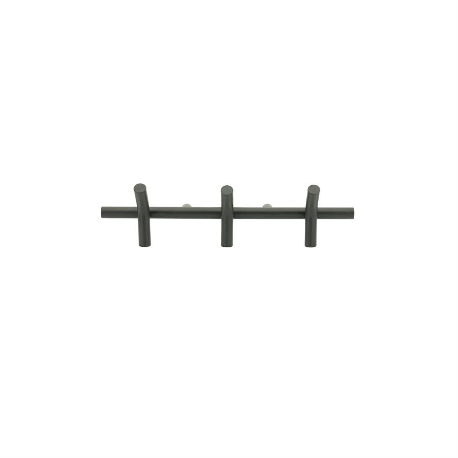 Wandkapstok Matto 3 Zwart - By-Boo