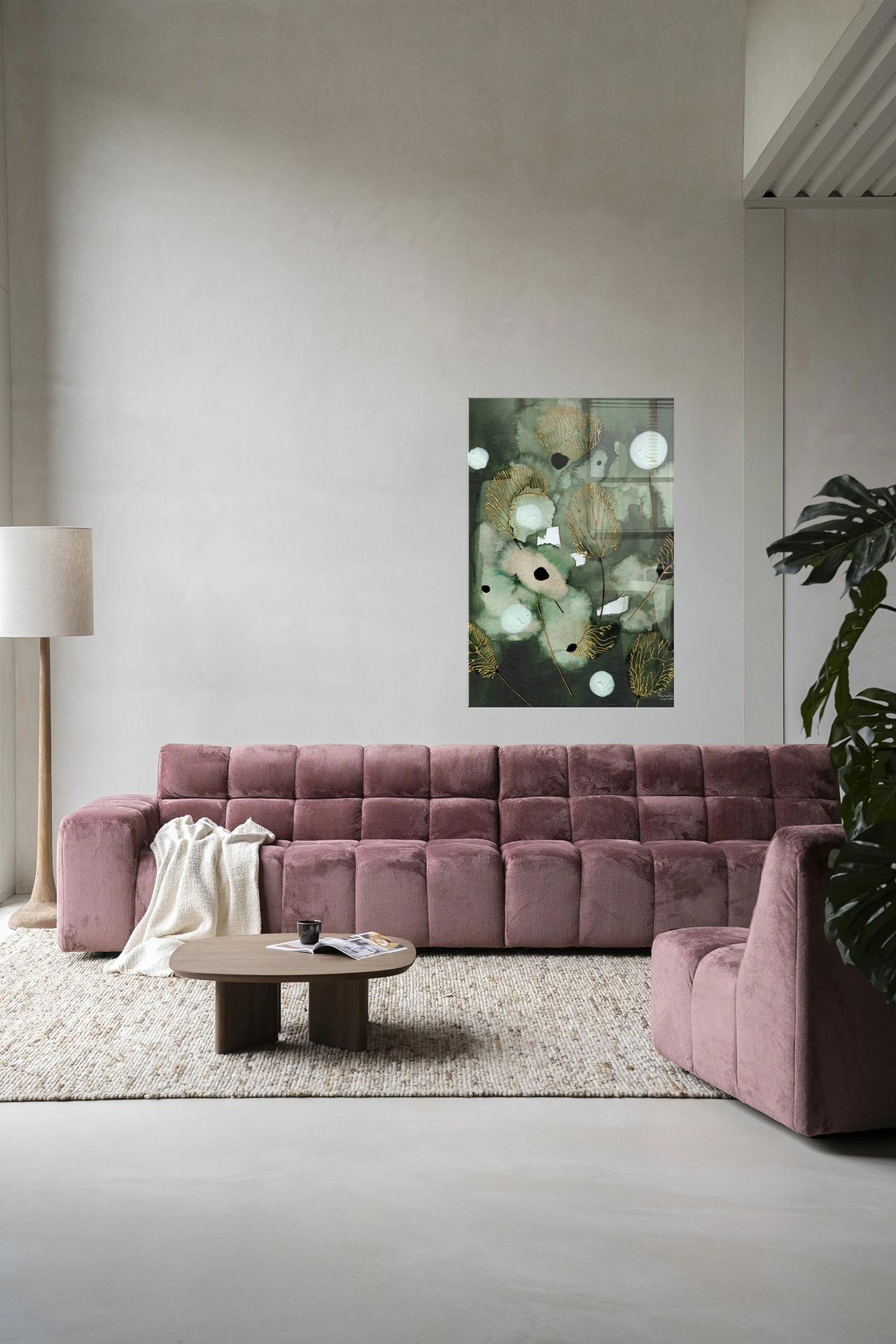 Wandkleed Forest Flower - Urban Cotton