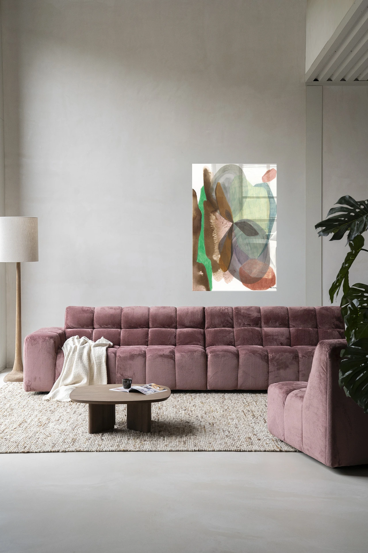 Wandkleed Grounding - Urban Cotton