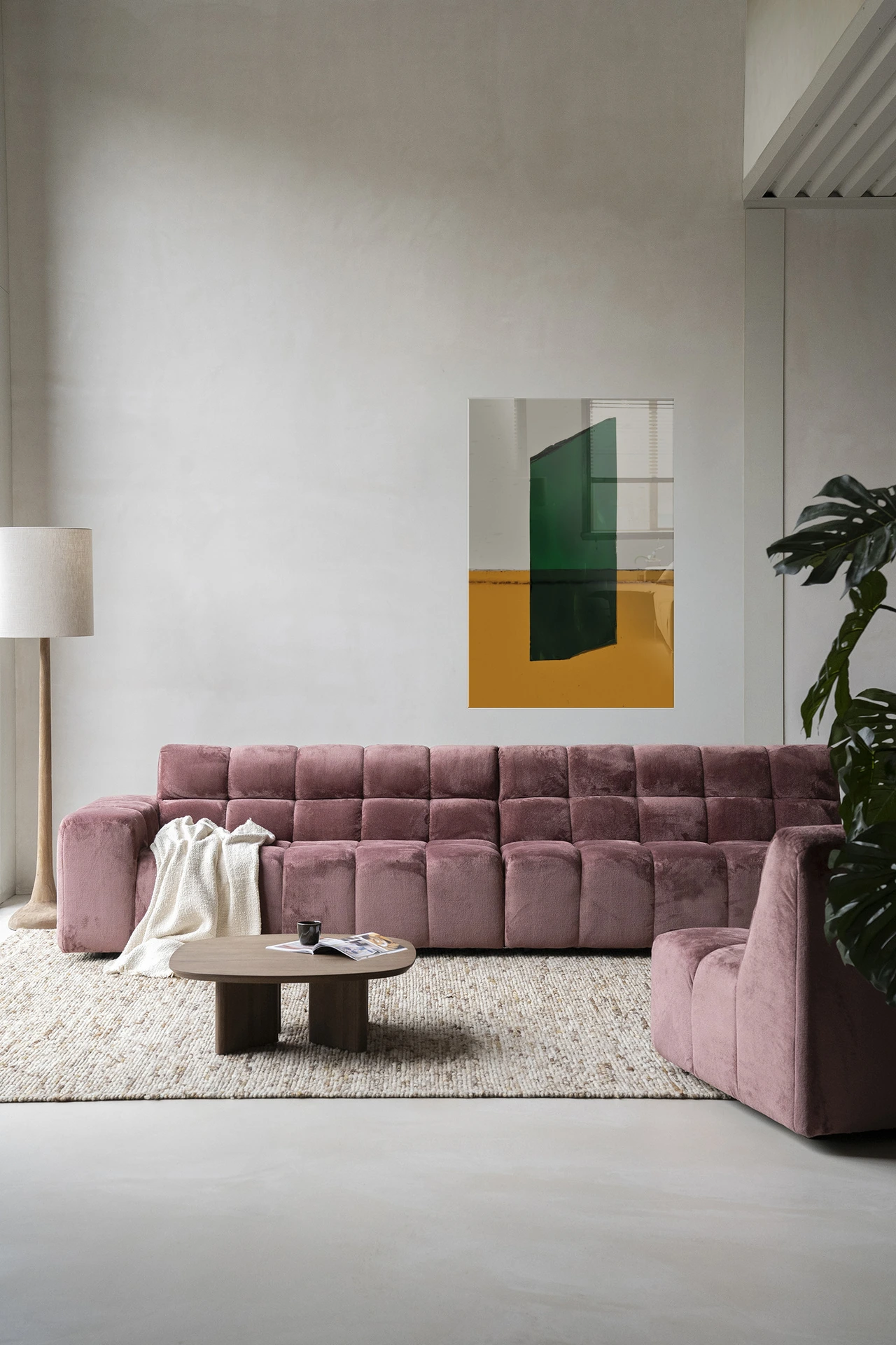 Wandkleed Geen mosgroen - Urban Cotton