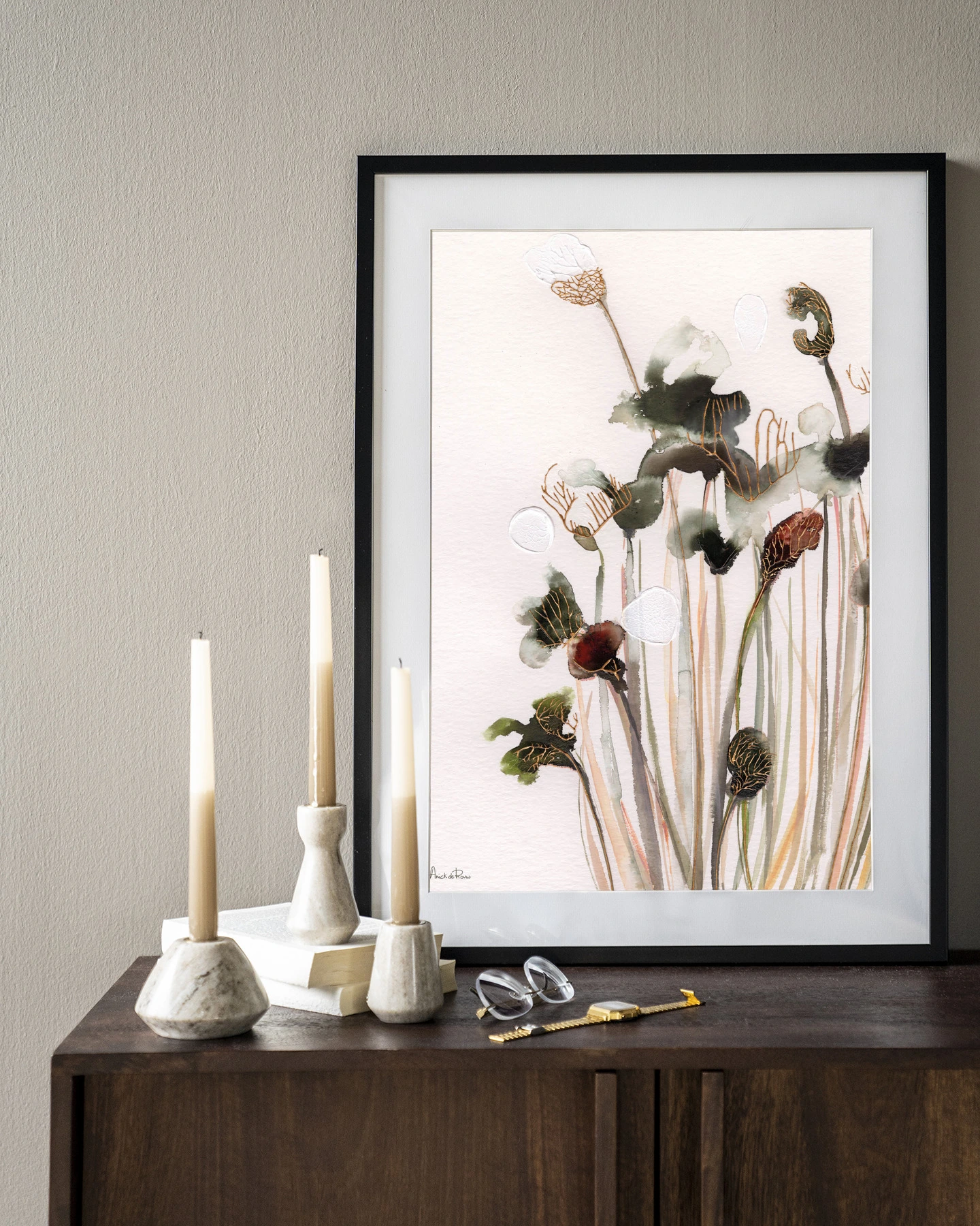 Wandkleed Pastel Flowers 2 - Urban Cotton