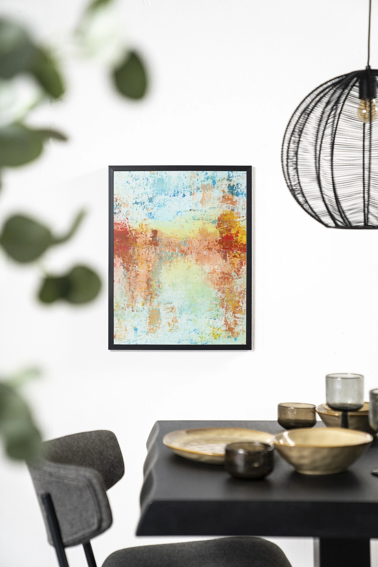 Art print Nature in Layers 3 - Urban Cotton