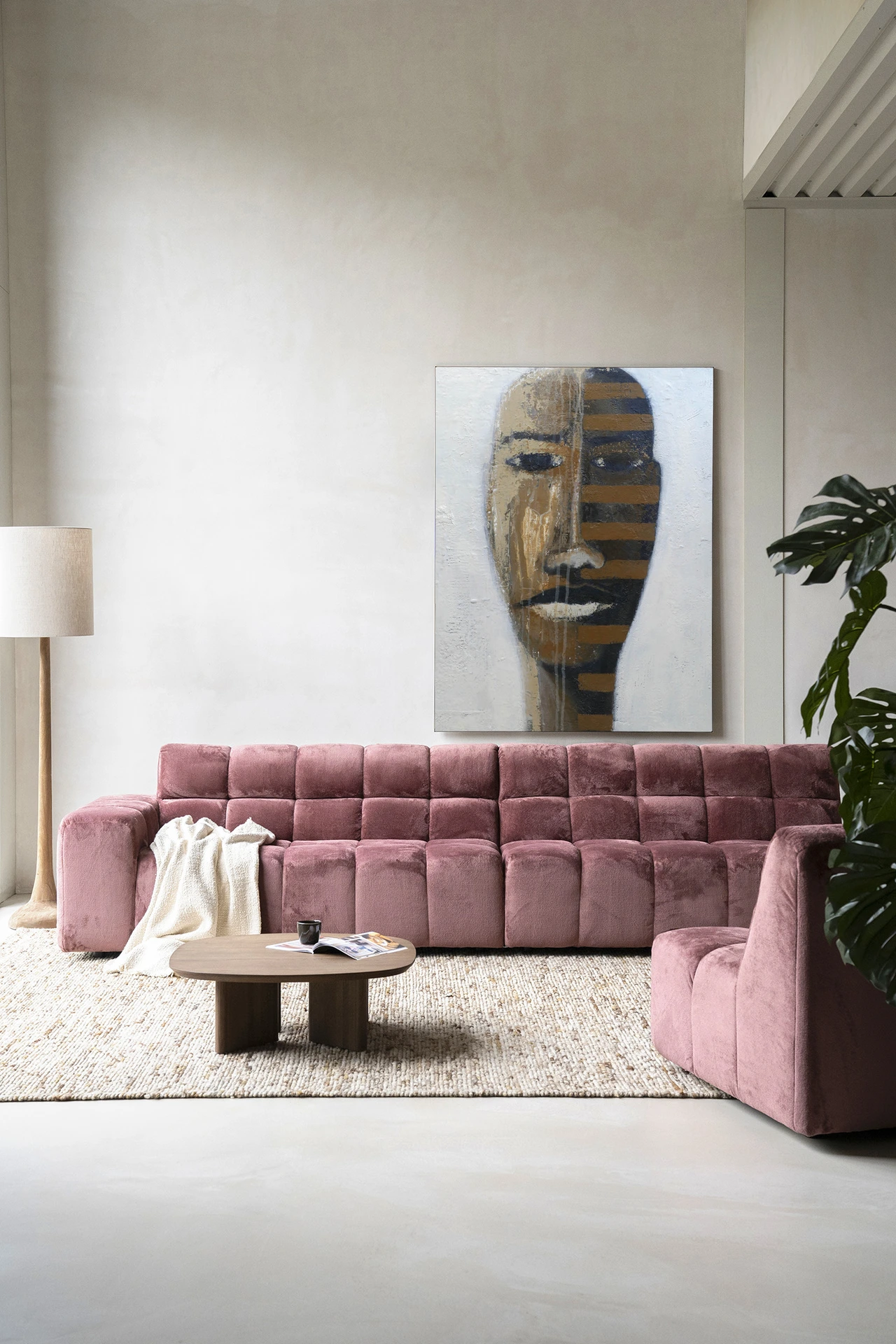 Wandkleed Head 1 - Urban Cotton