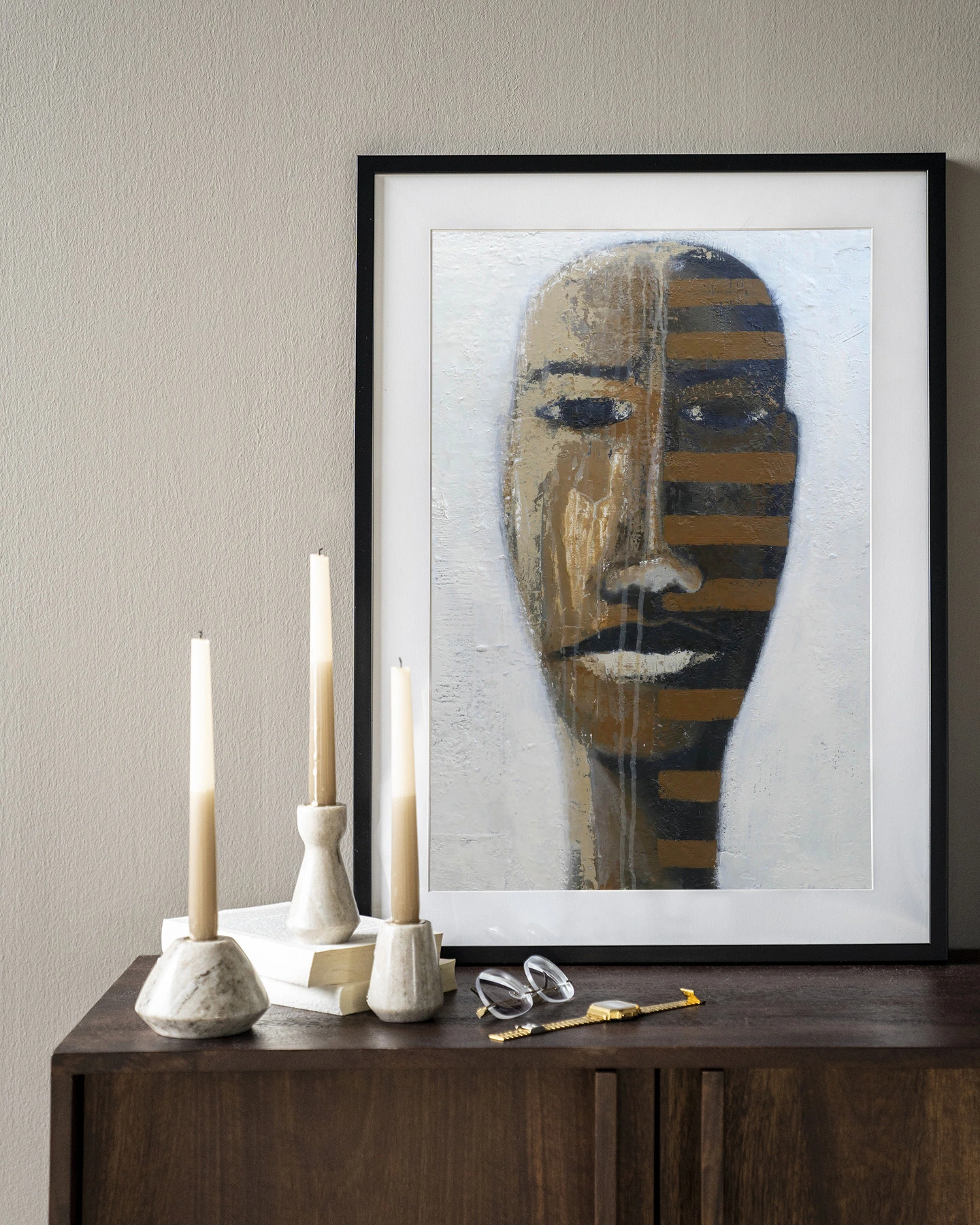 Wandkleed Head 1 - Urban Cotton
