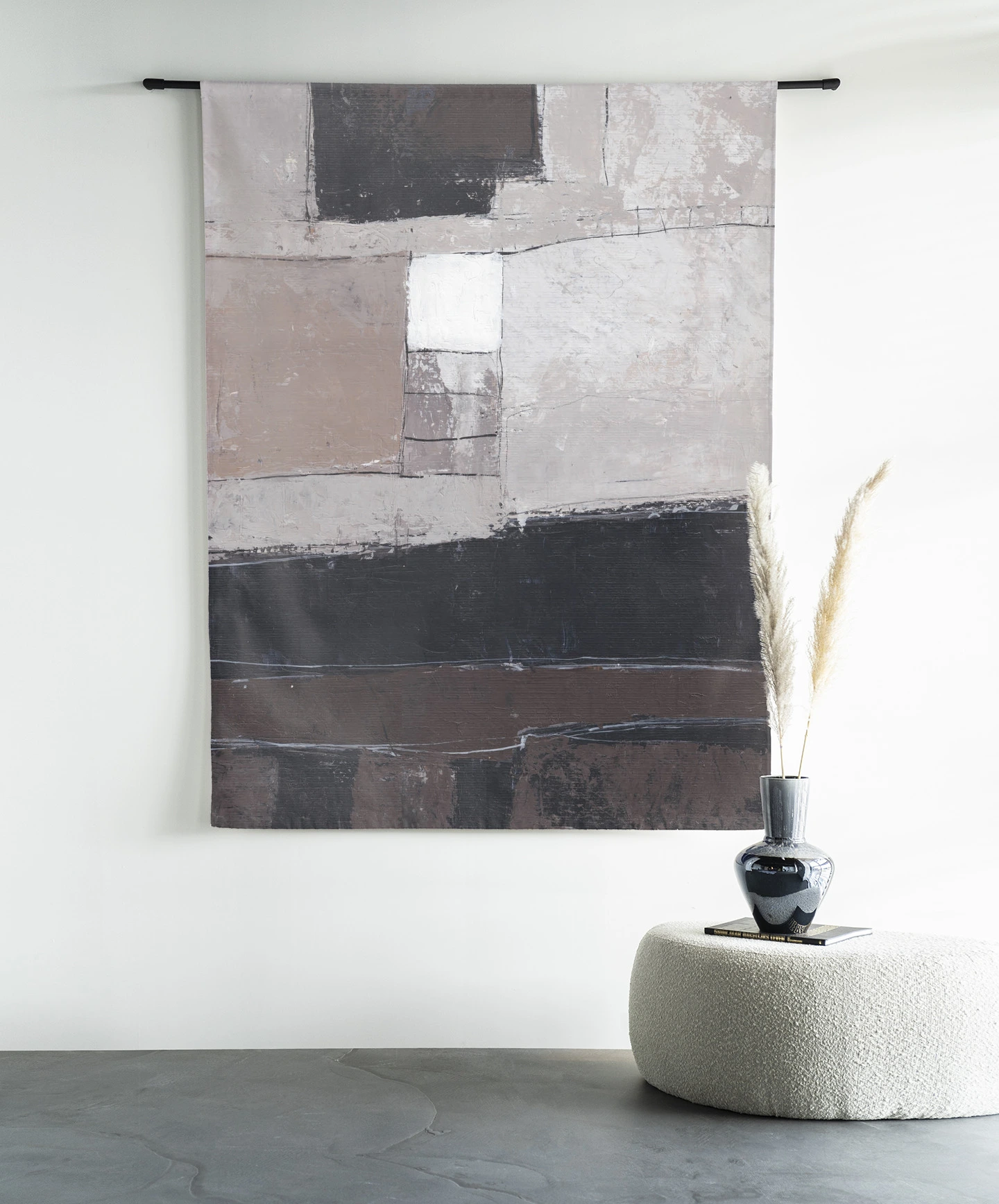 Wandkleed Abstract 4 - Urban Cotton