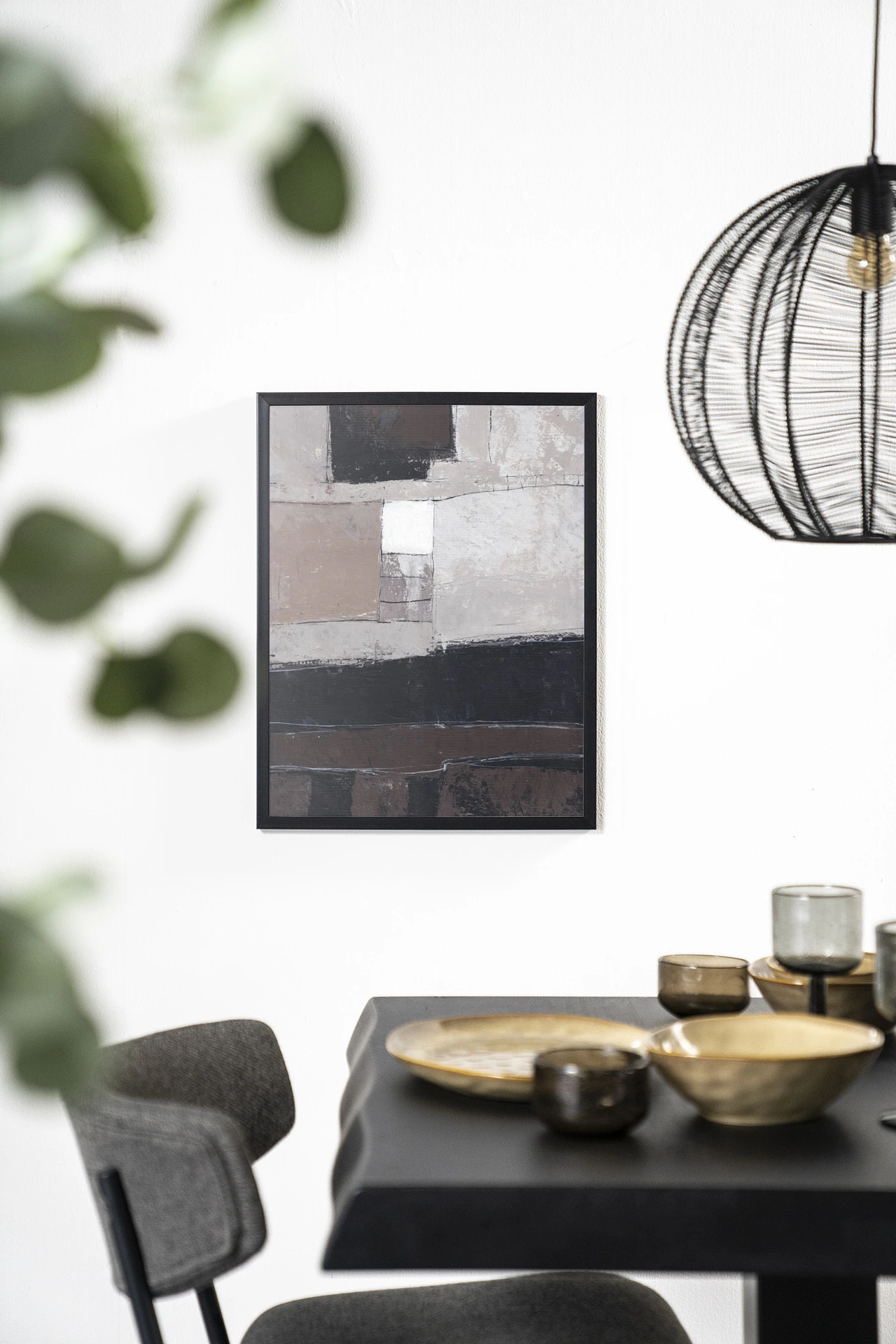 Wandkleed Abstract 4 - Urban Cotton