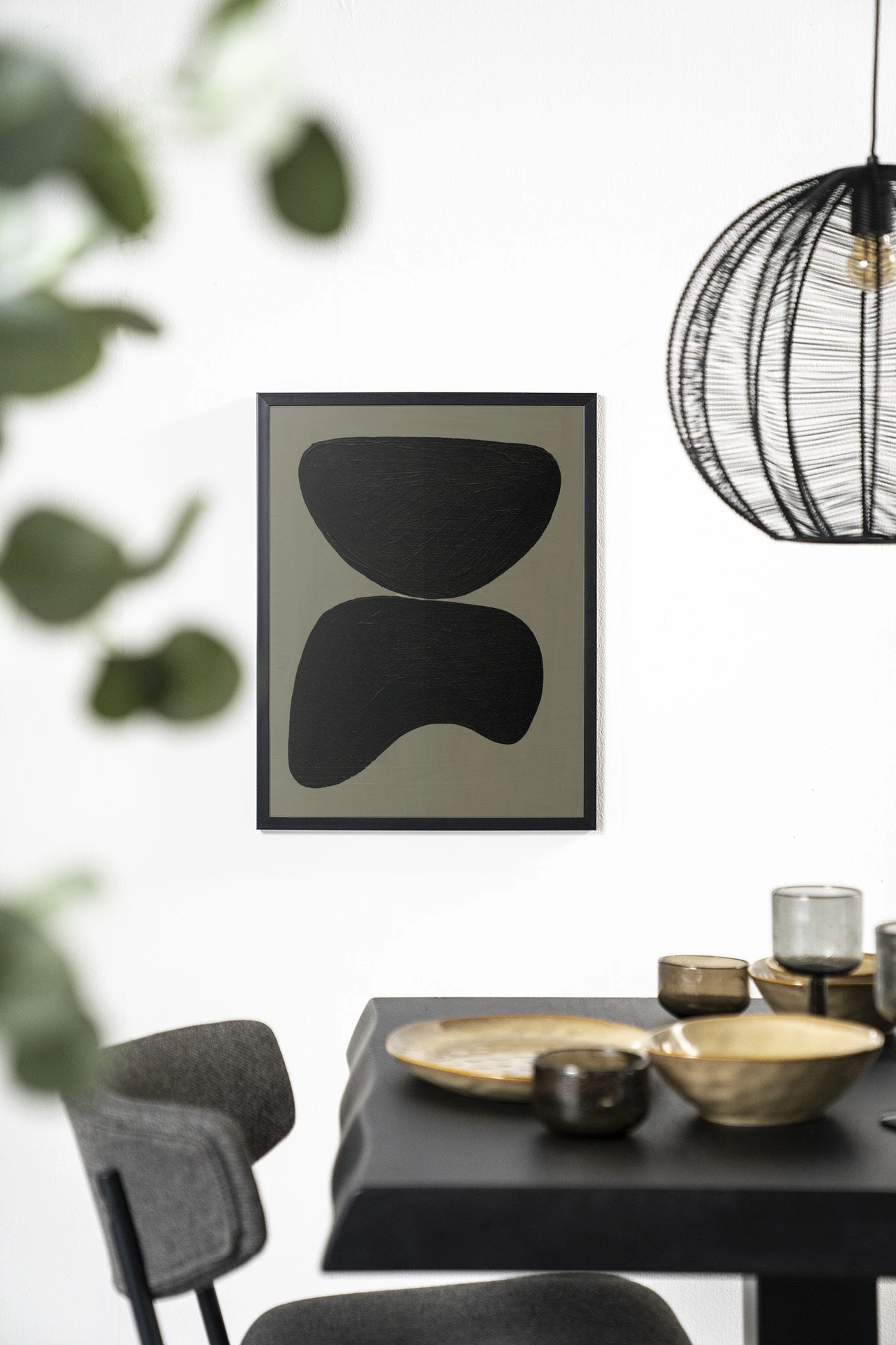 Wandkleed Rock Balance - Urban Cotton