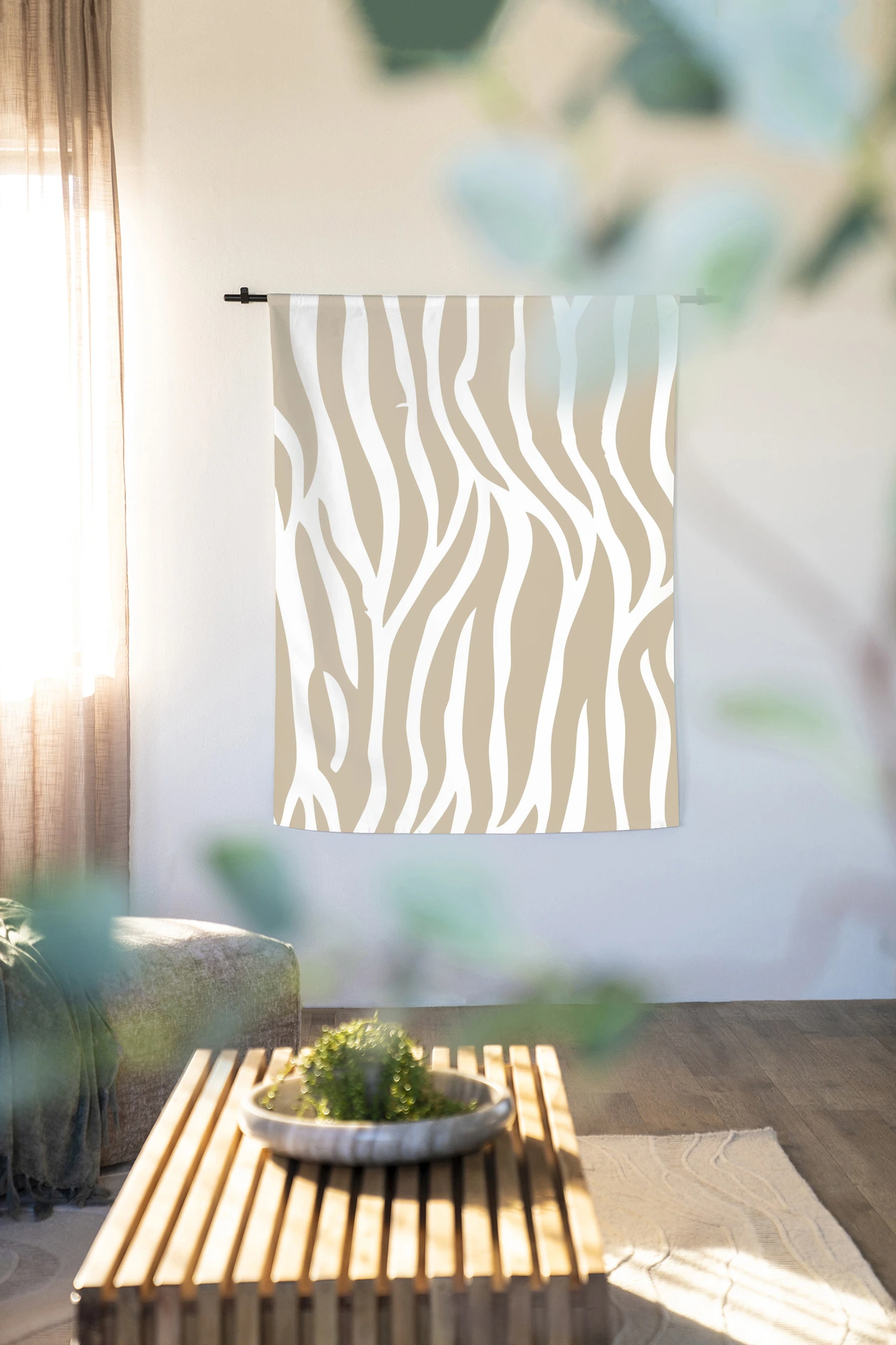 Wandkleed Savanna Beige - Urban Cotton