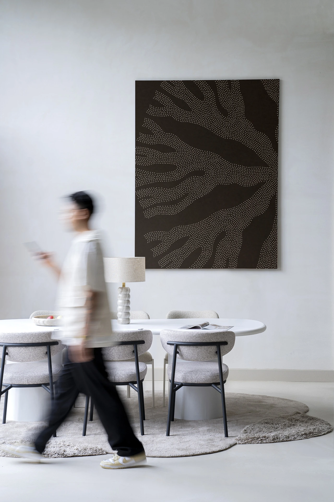Wandteppich Circle Dark - Urban Cotton
