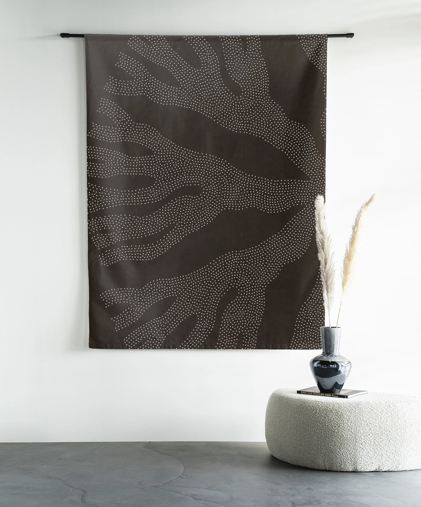 Wandteppich Circle Dark - Urban Cotton