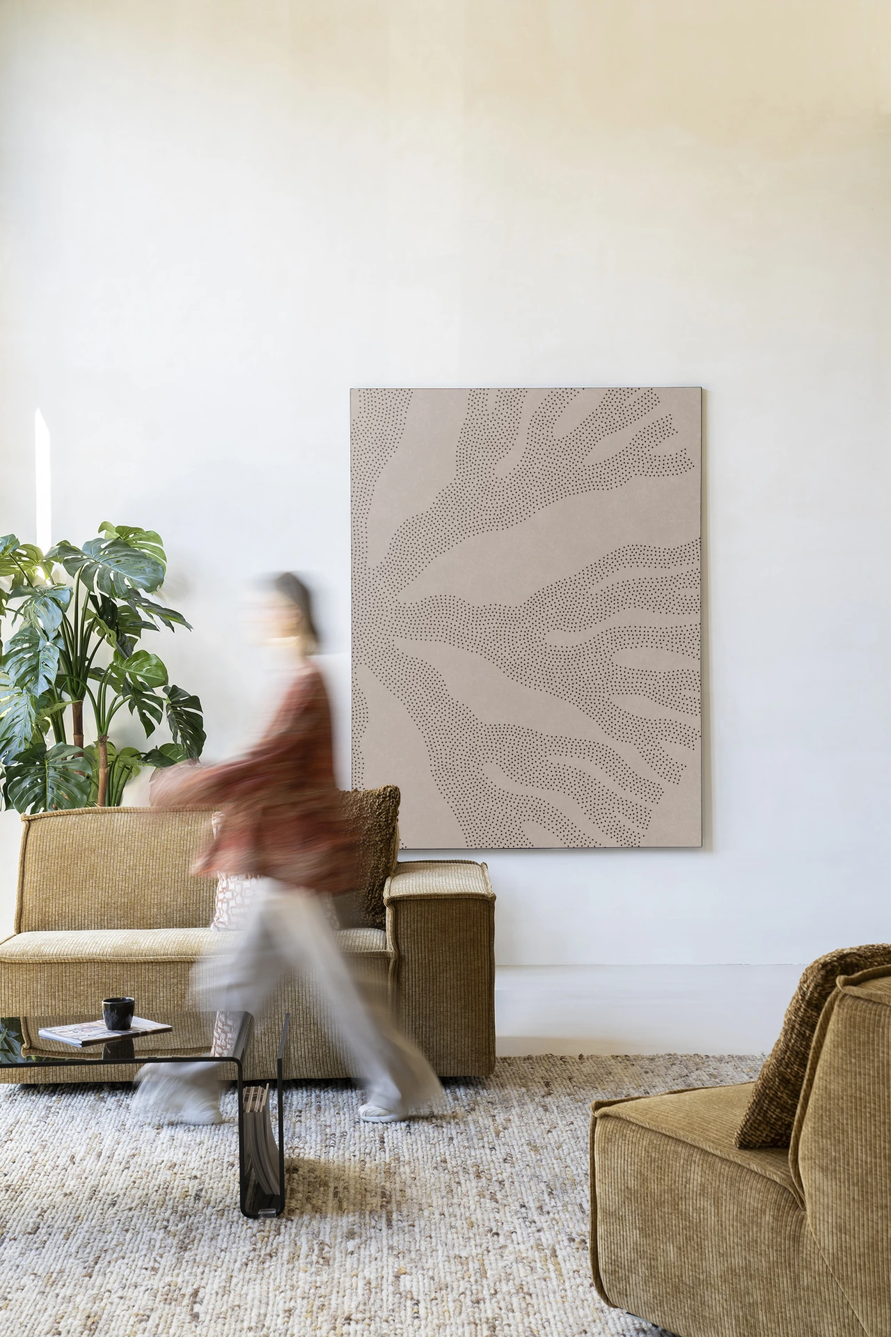 Wandkleed Circle Light - Urban Cotton