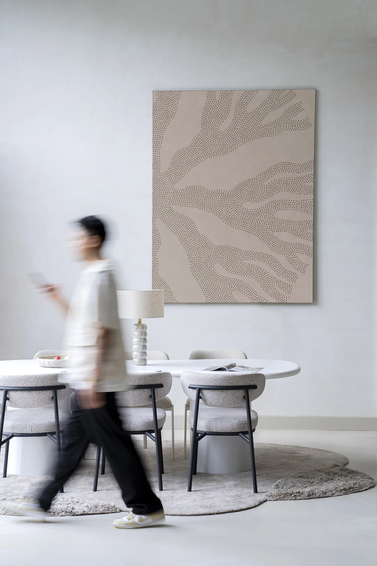 Wandkleed Circle Light - Urban Cotton