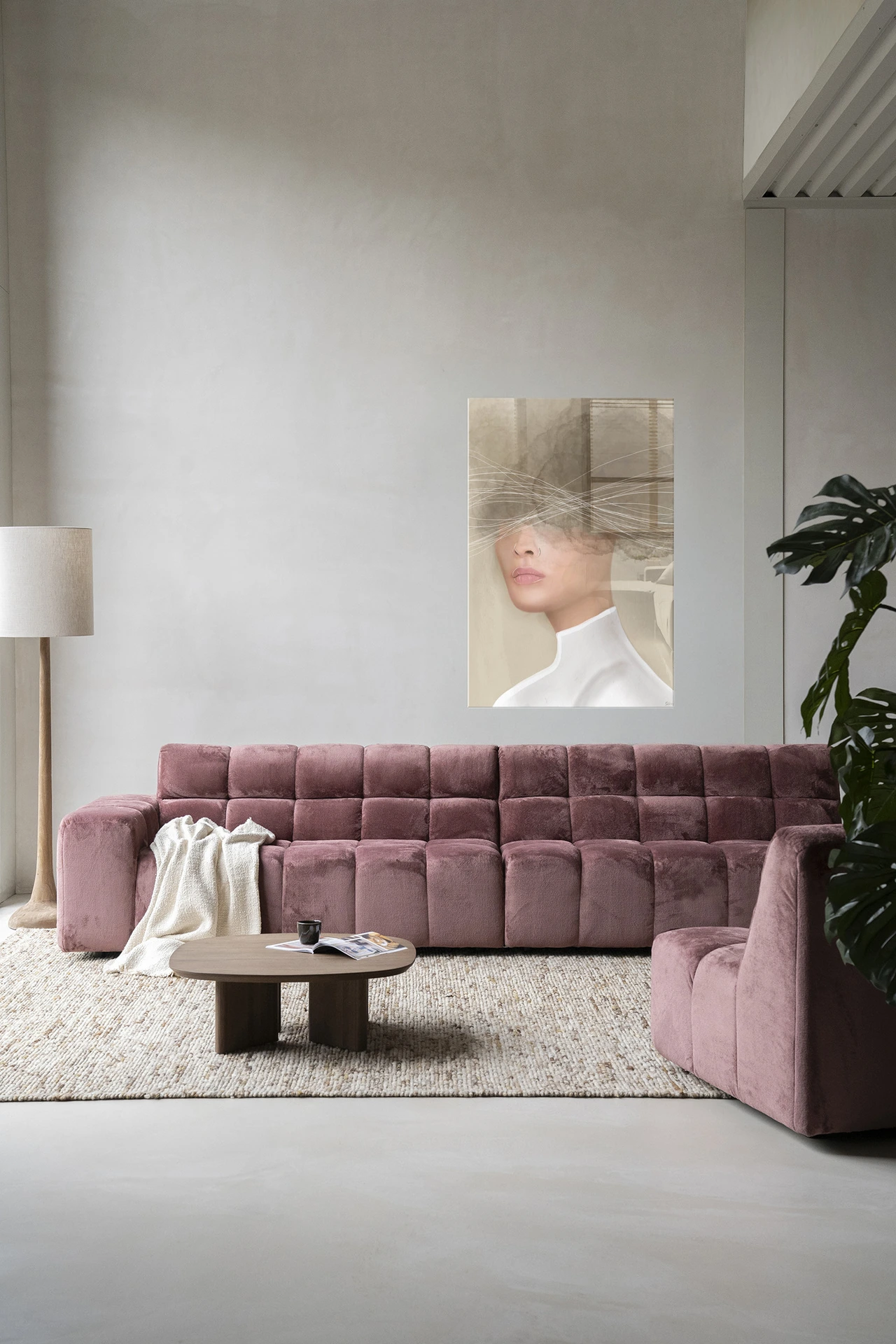 Wandkleed Mood cloud - Urban Cotton