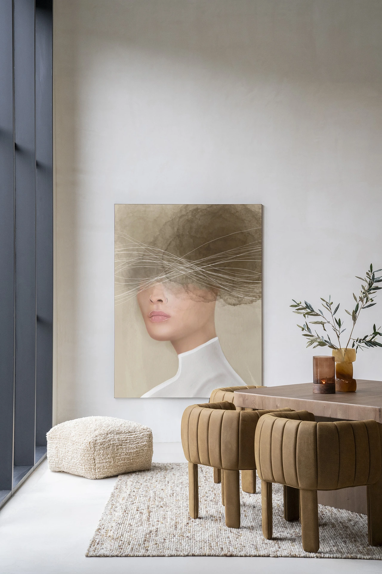 Wandkleed Mood cloud - Urban Cotton