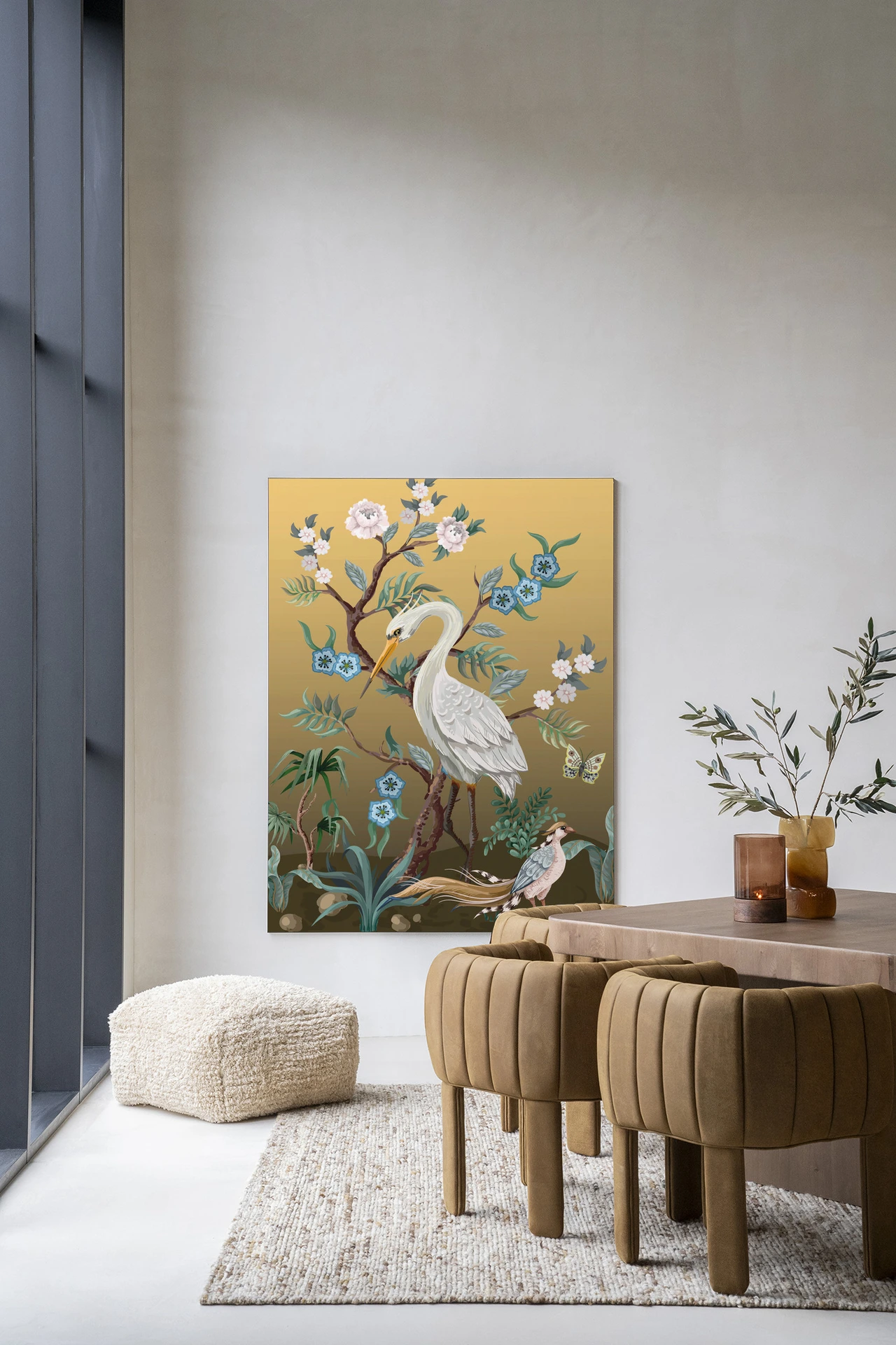 Wandkleed Birds - Urban Cotton