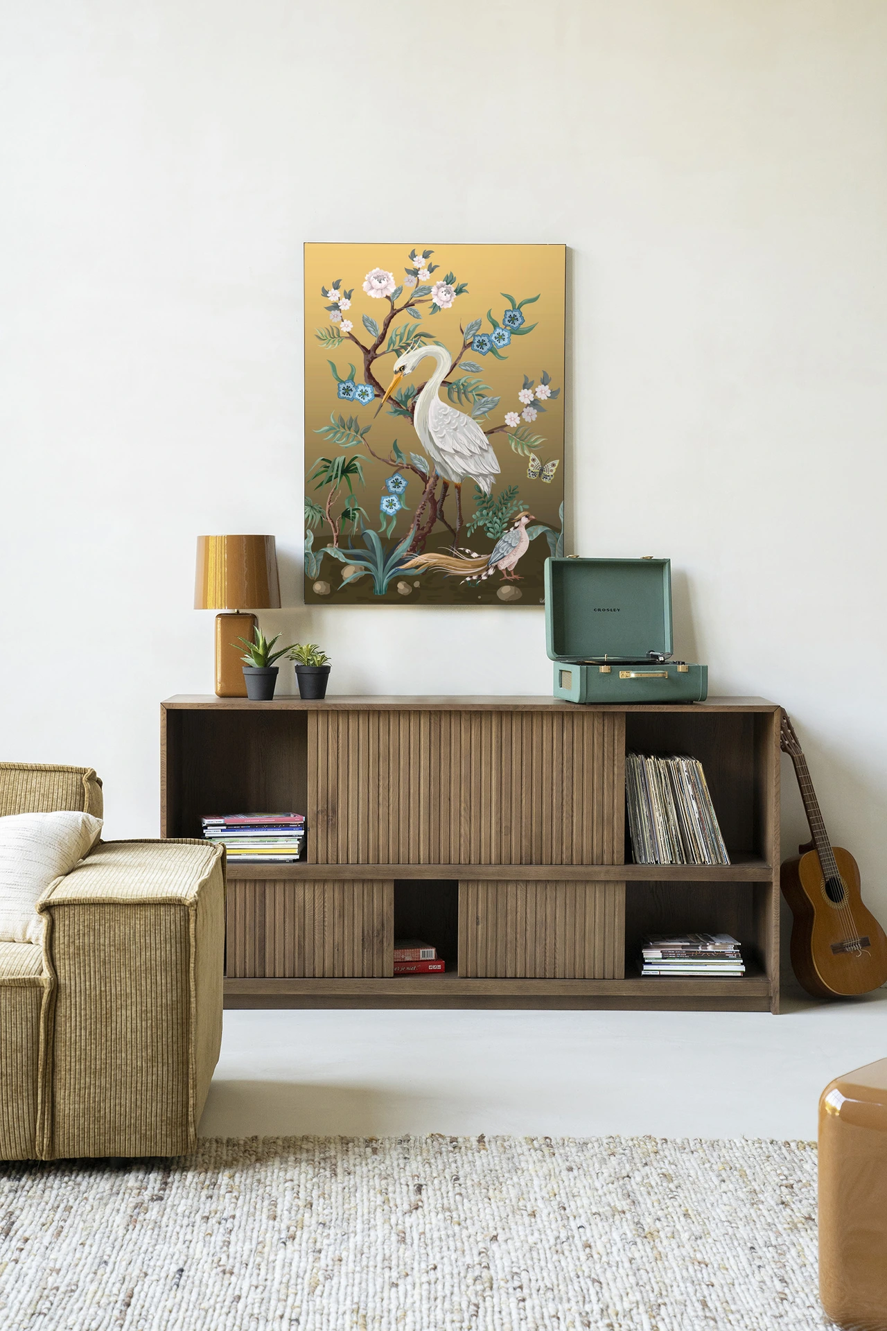 Wandkleed Birds - Urban Cotton
