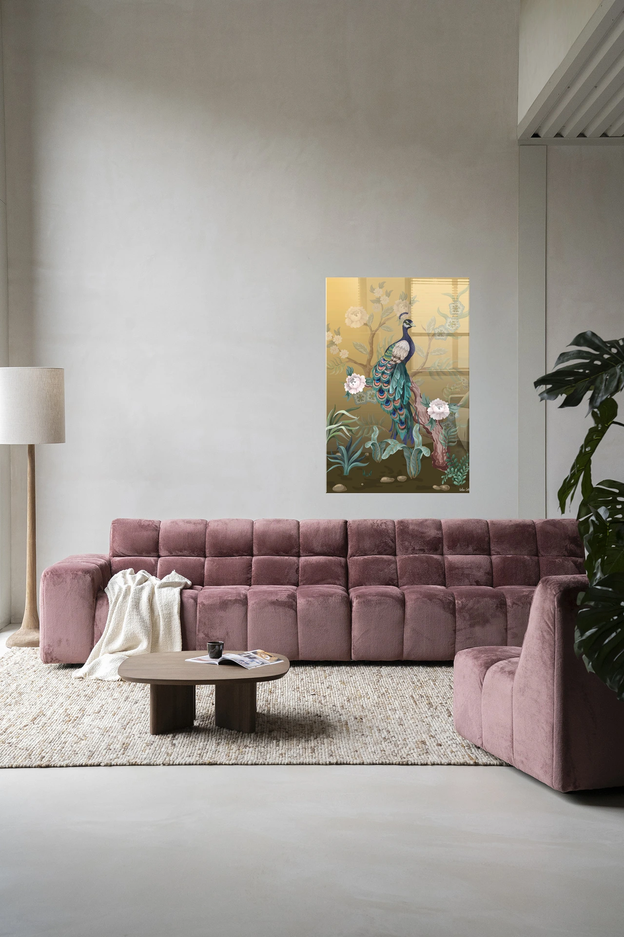 Wandkleed Peacock - Urban Cotton