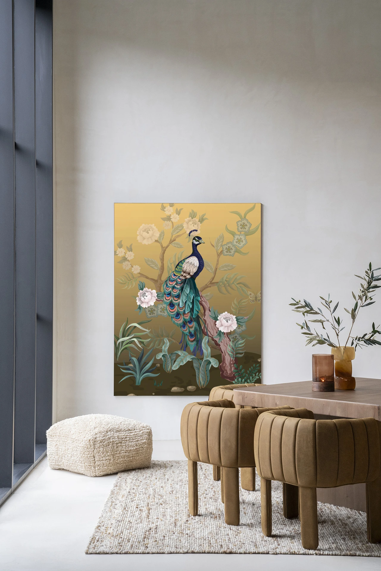 Wandkleed Peacock - Urban Cotton