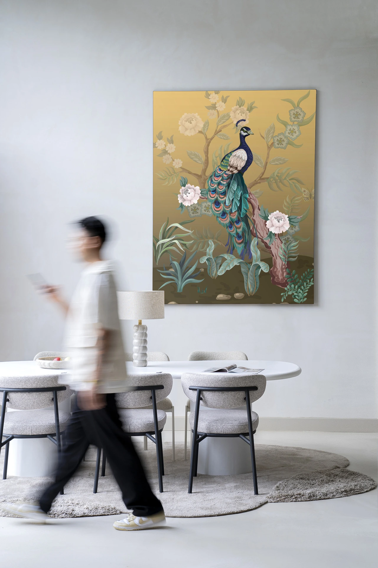 Wandkleed Peacock - Urban Cotton