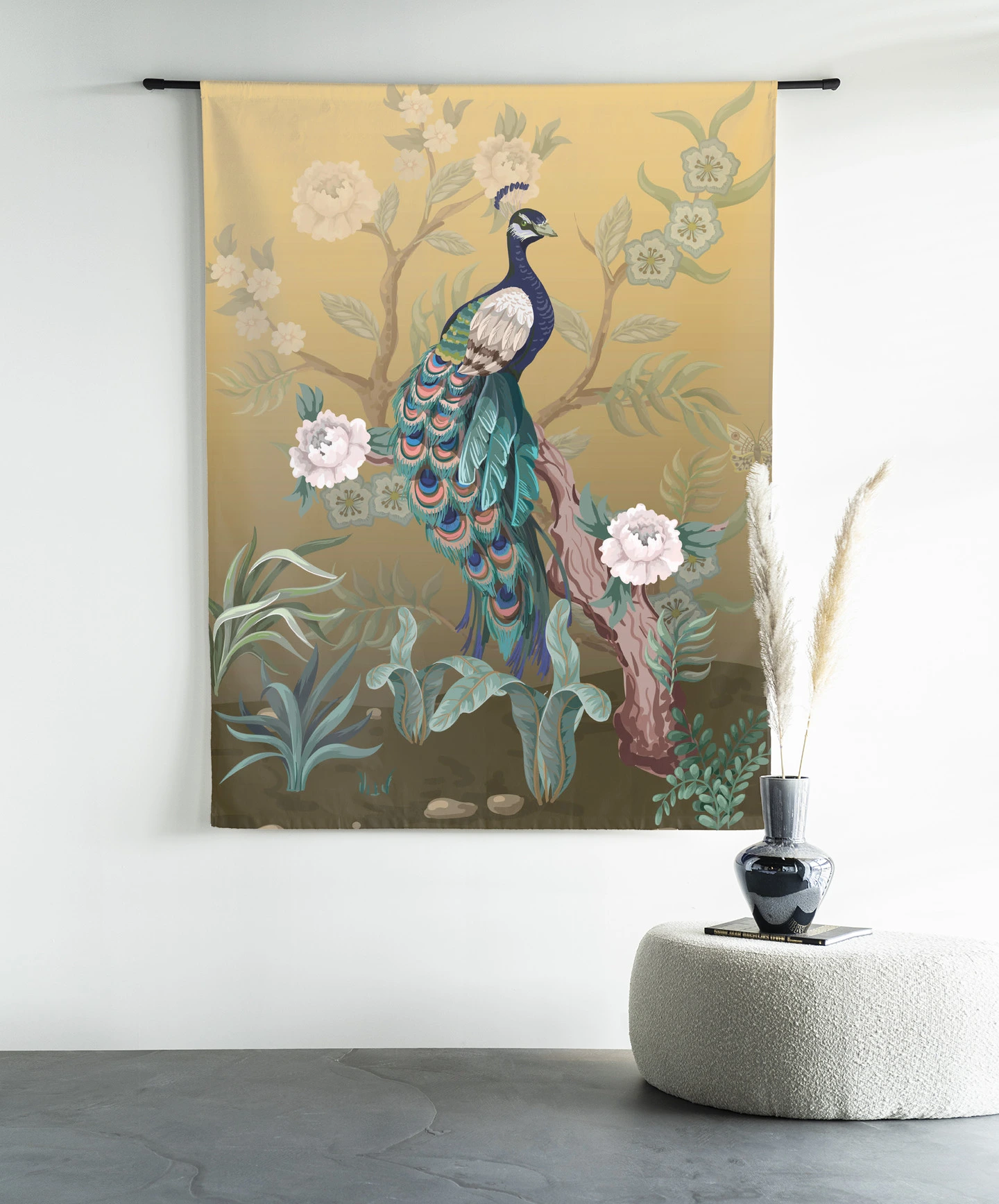 Wandkleed Peacock - Urban Cotton