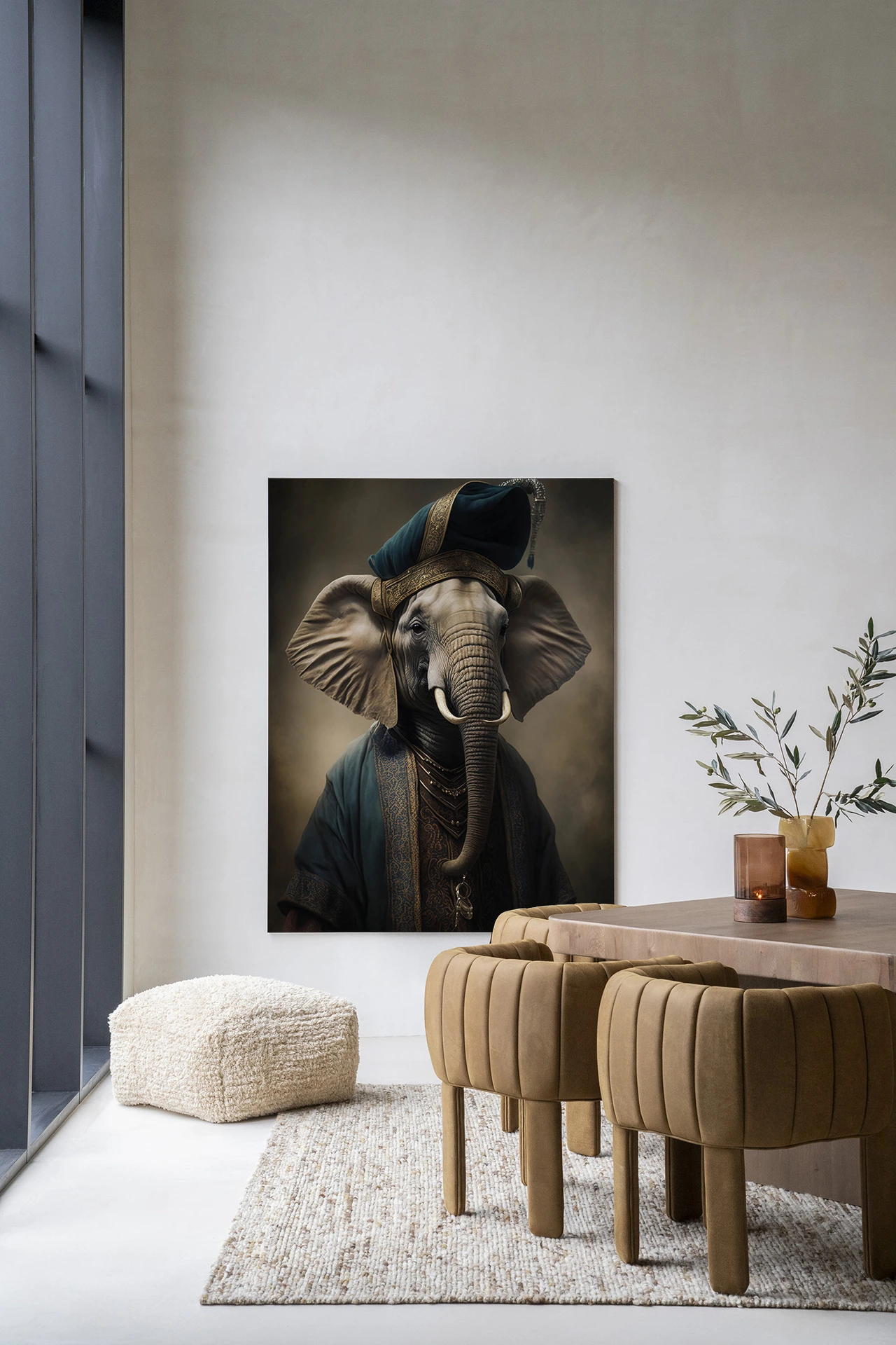 Wandkleed Elephant - Urban Cotton