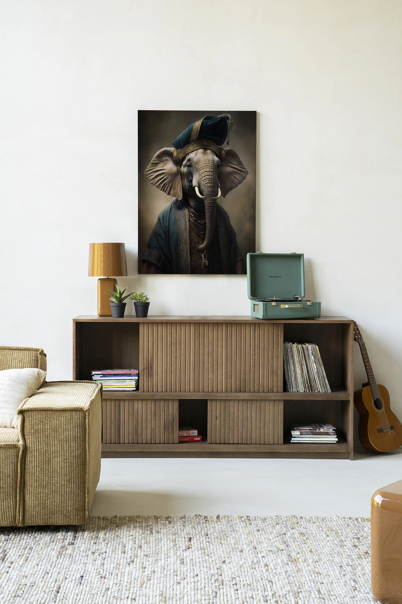 Wandkleed Elephant - Urban Cotton