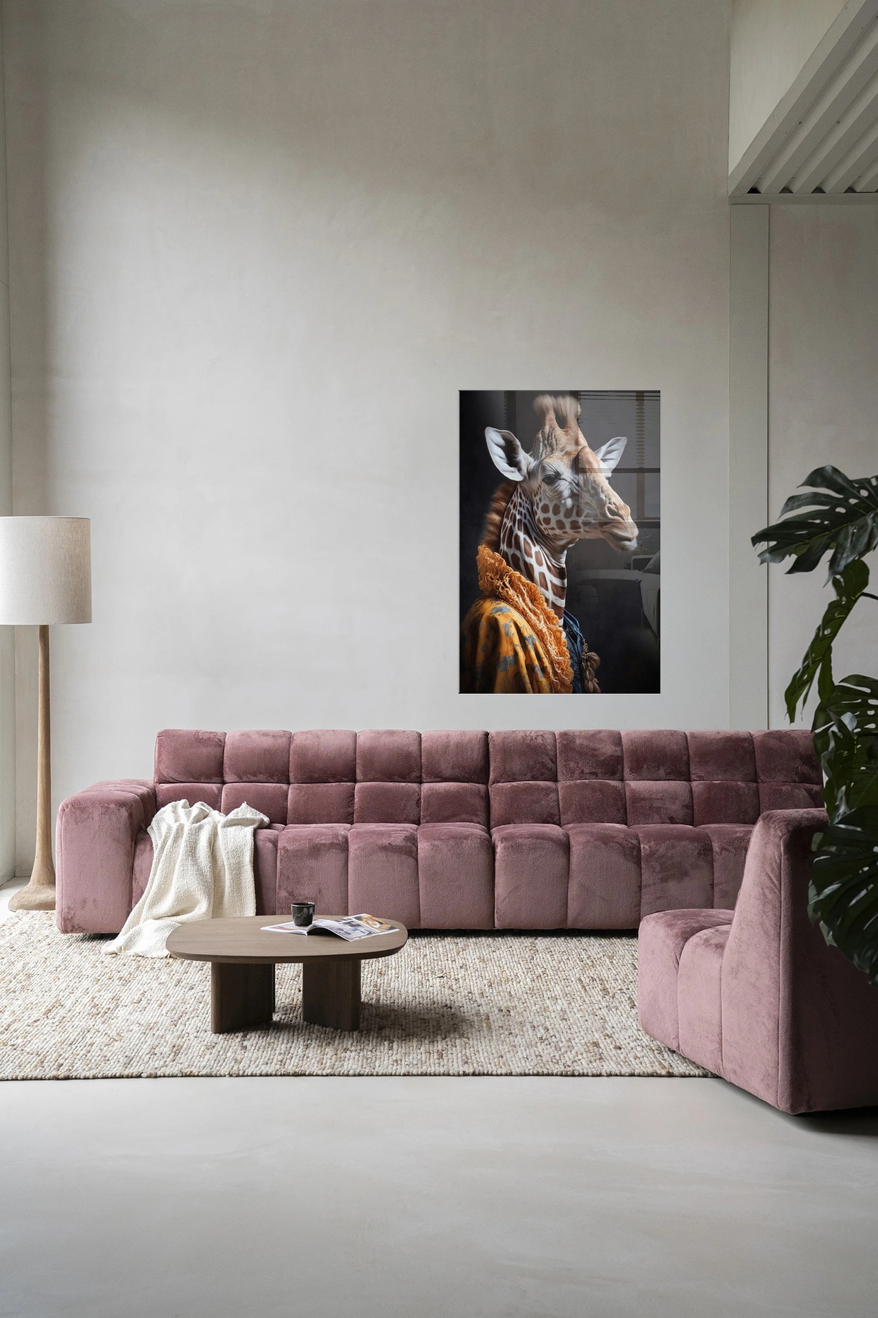 Wandkleed Giraffe - Urban Cotton