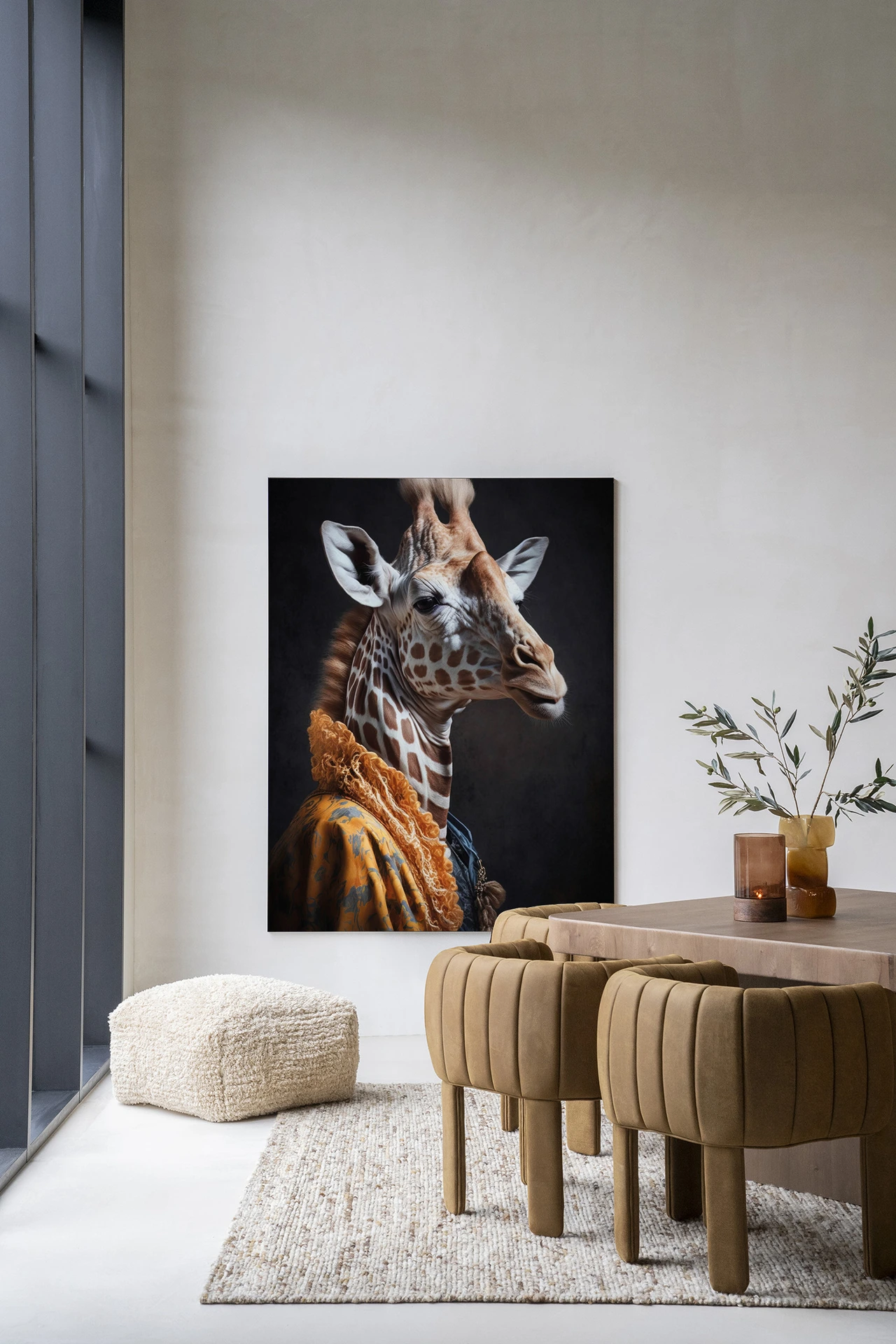 Wandkleed Giraffe - Urban Cotton