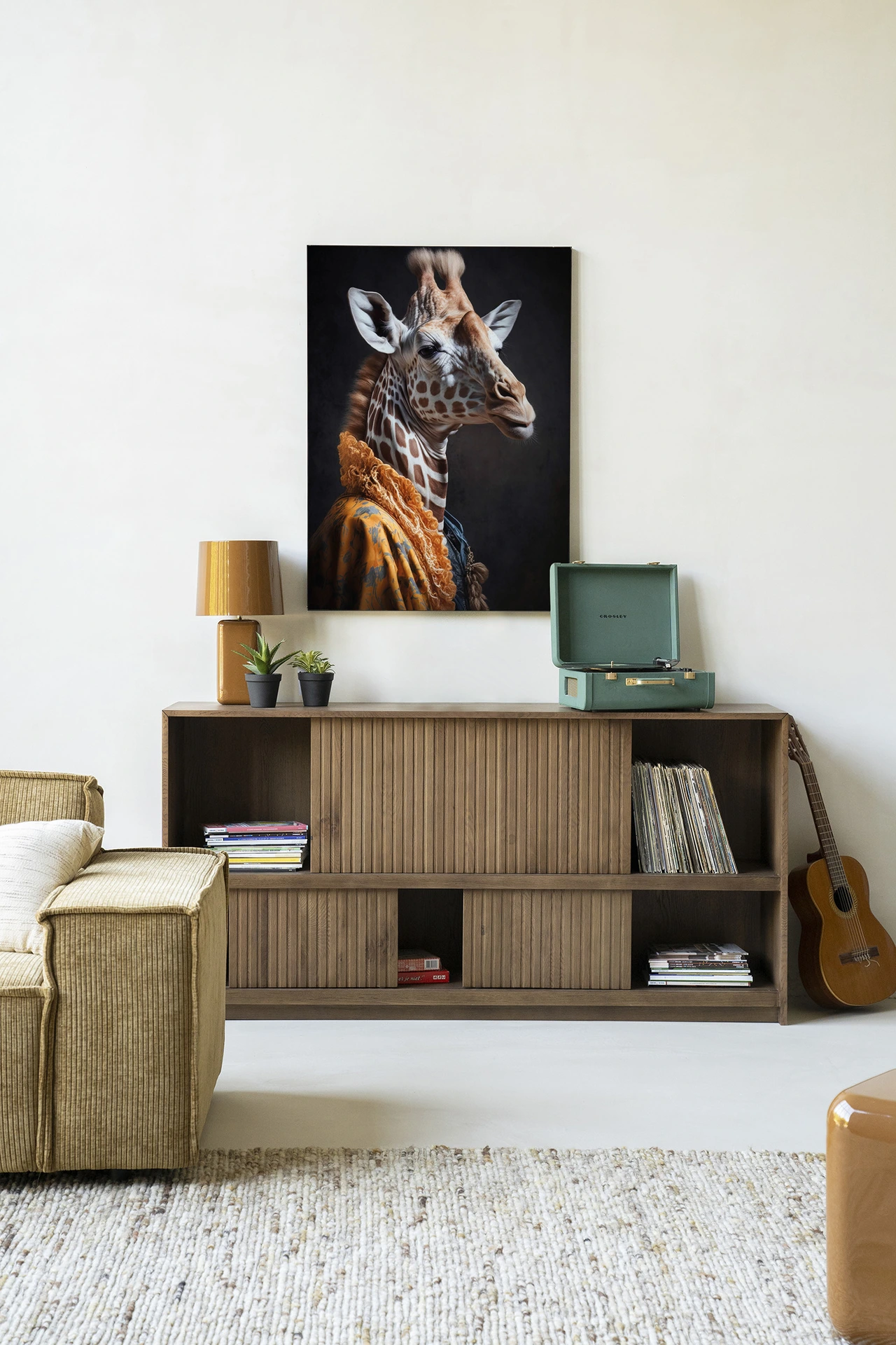 Wandkleed Giraffe - Urban Cotton