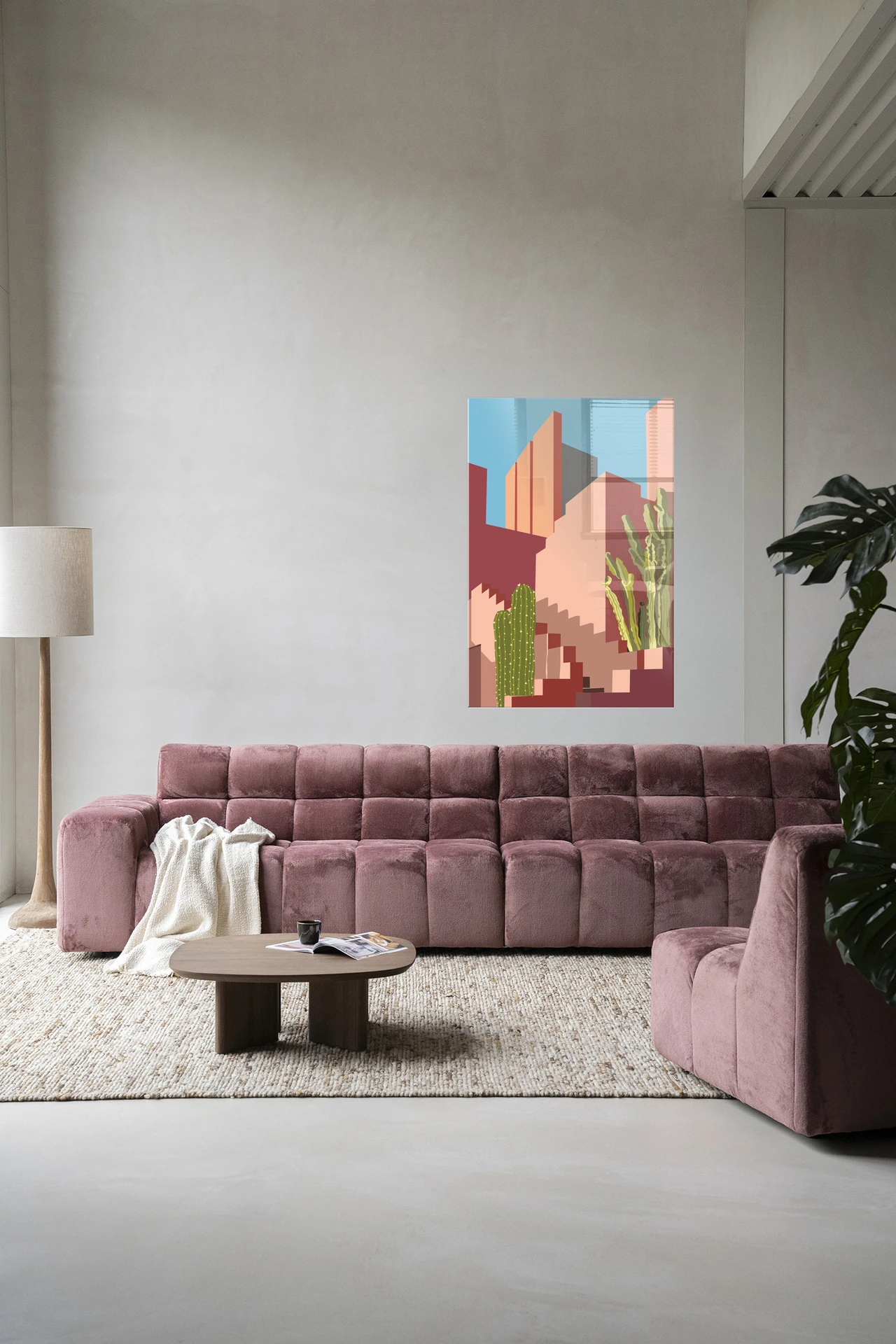 Wandkleed Botanical Stairs - Urban Cotton