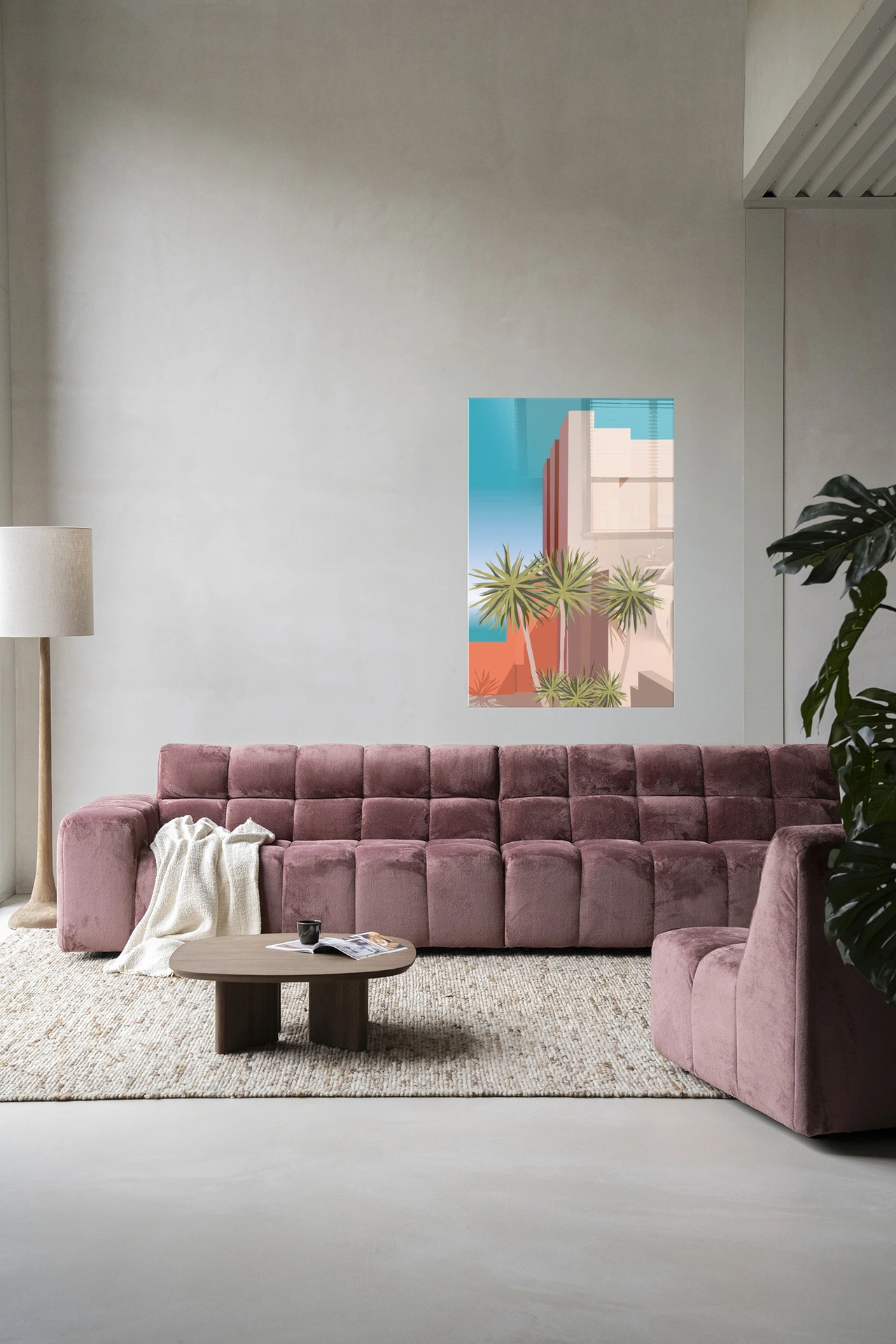 Wandkleed Tropical Place - Urban Cotton