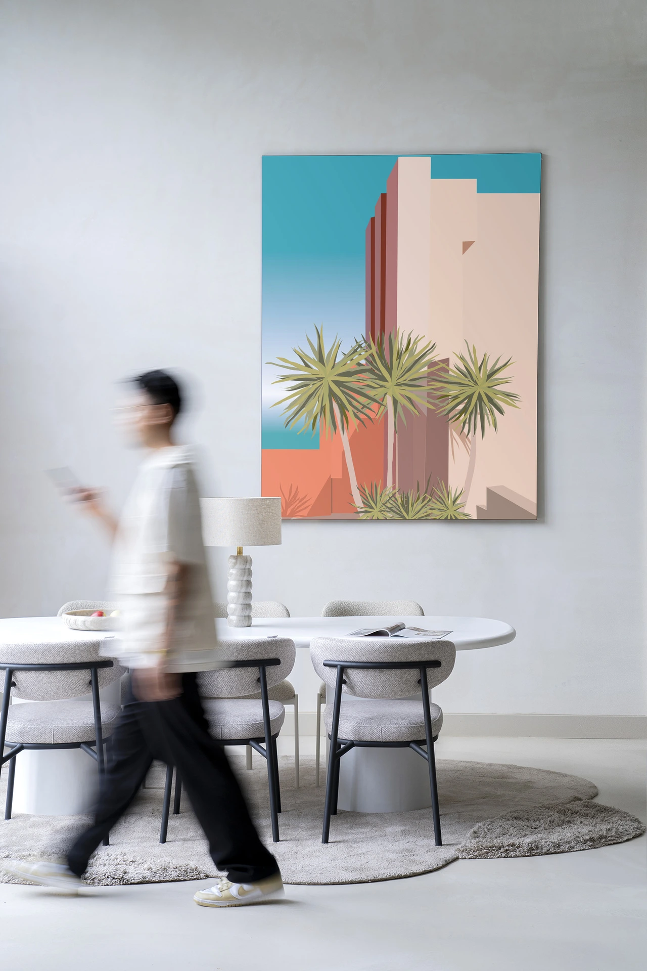 Wandkleed Tropical Place - Urban Cotton