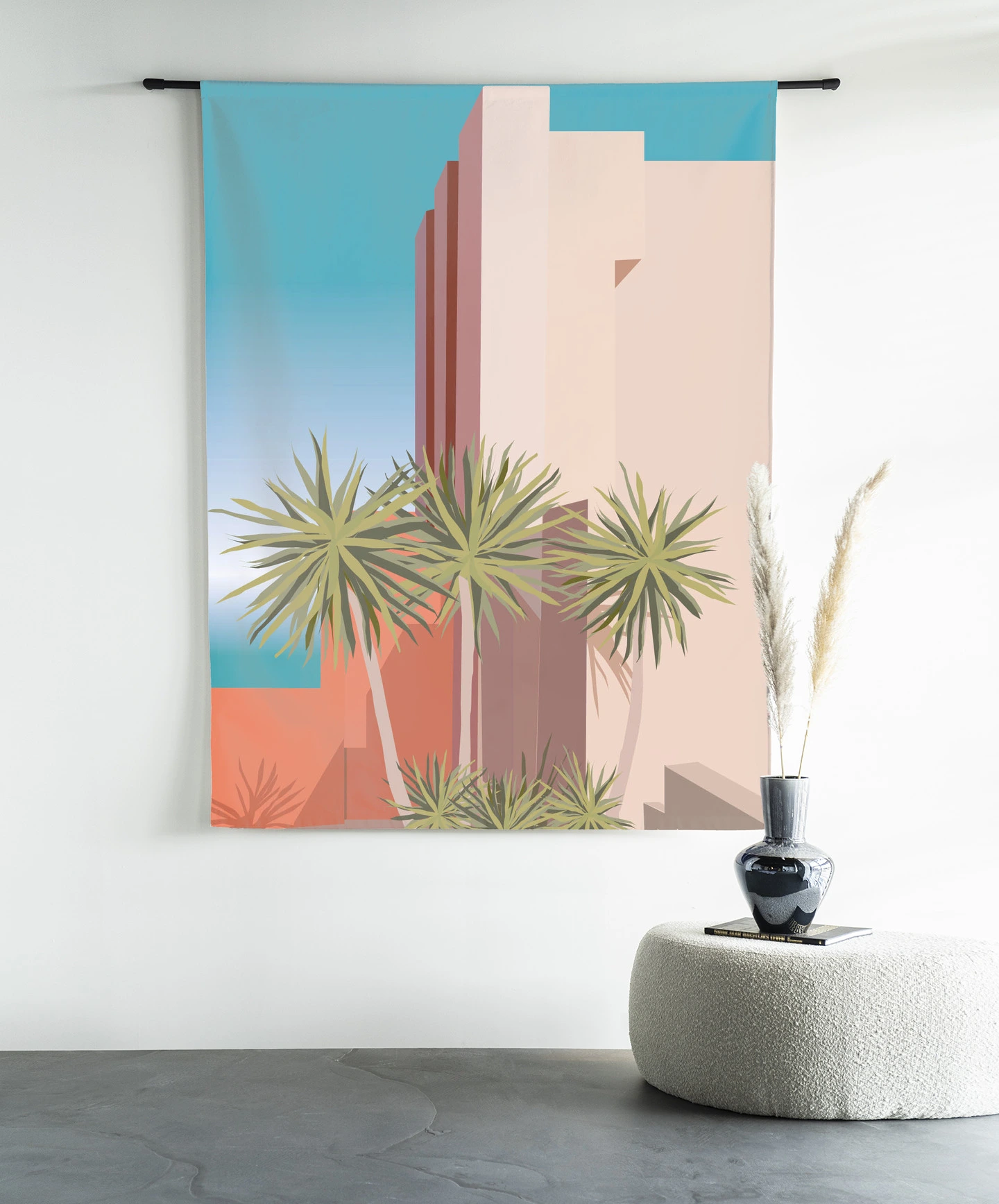 Wandkleed Tropical Place - Urban Cotton