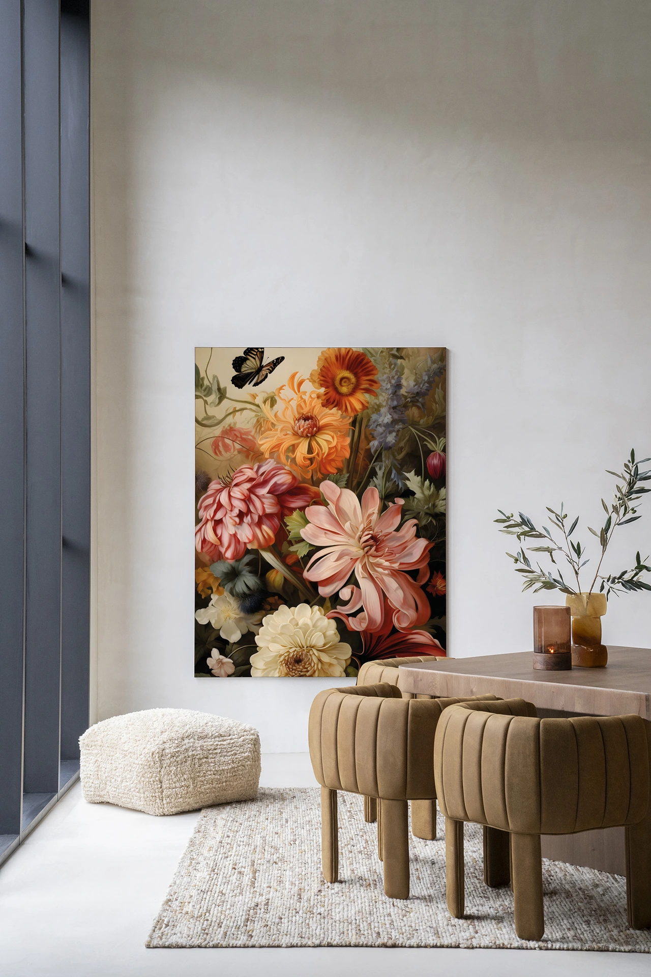 Wandkleed Vintage Flowers - Urban Cotton