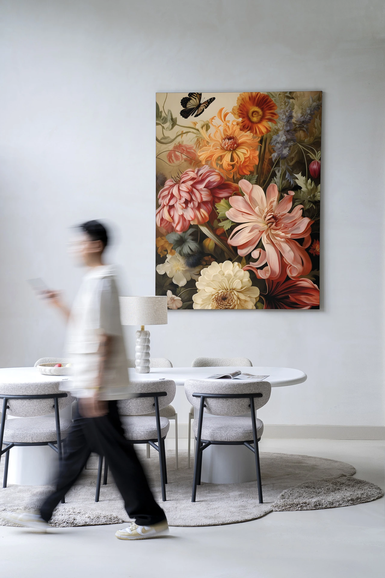 Wandkleed Vintage Flowers - Urban Cotton