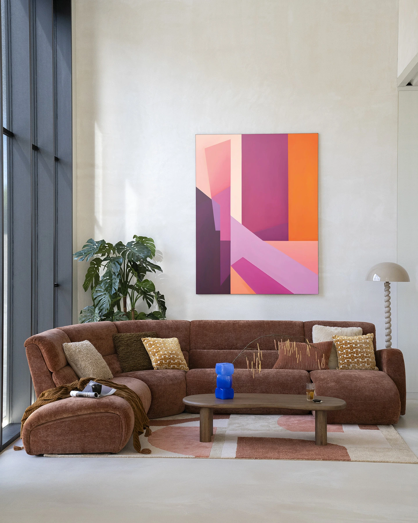 Wandteppich Folded Lines - Urban Cotton