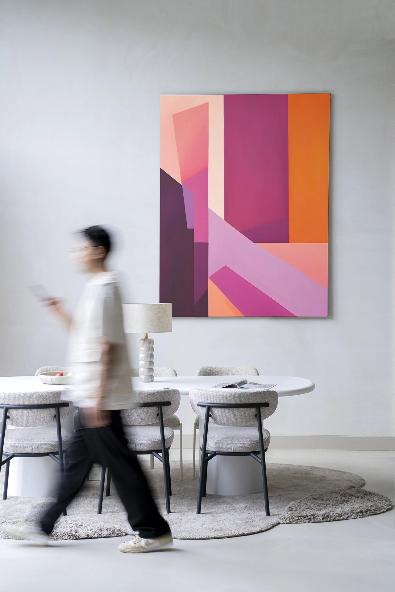 Wandteppich Folded Lines - Urban Cotton