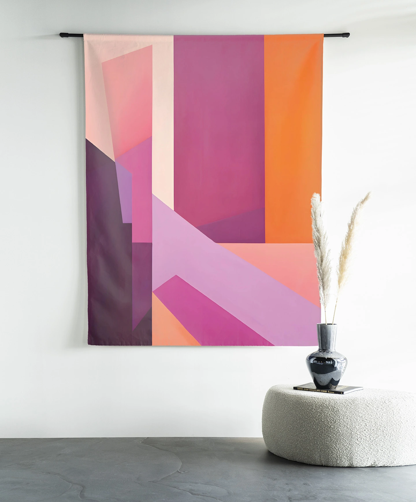Wandteppich Folded Lines - Urban Cotton