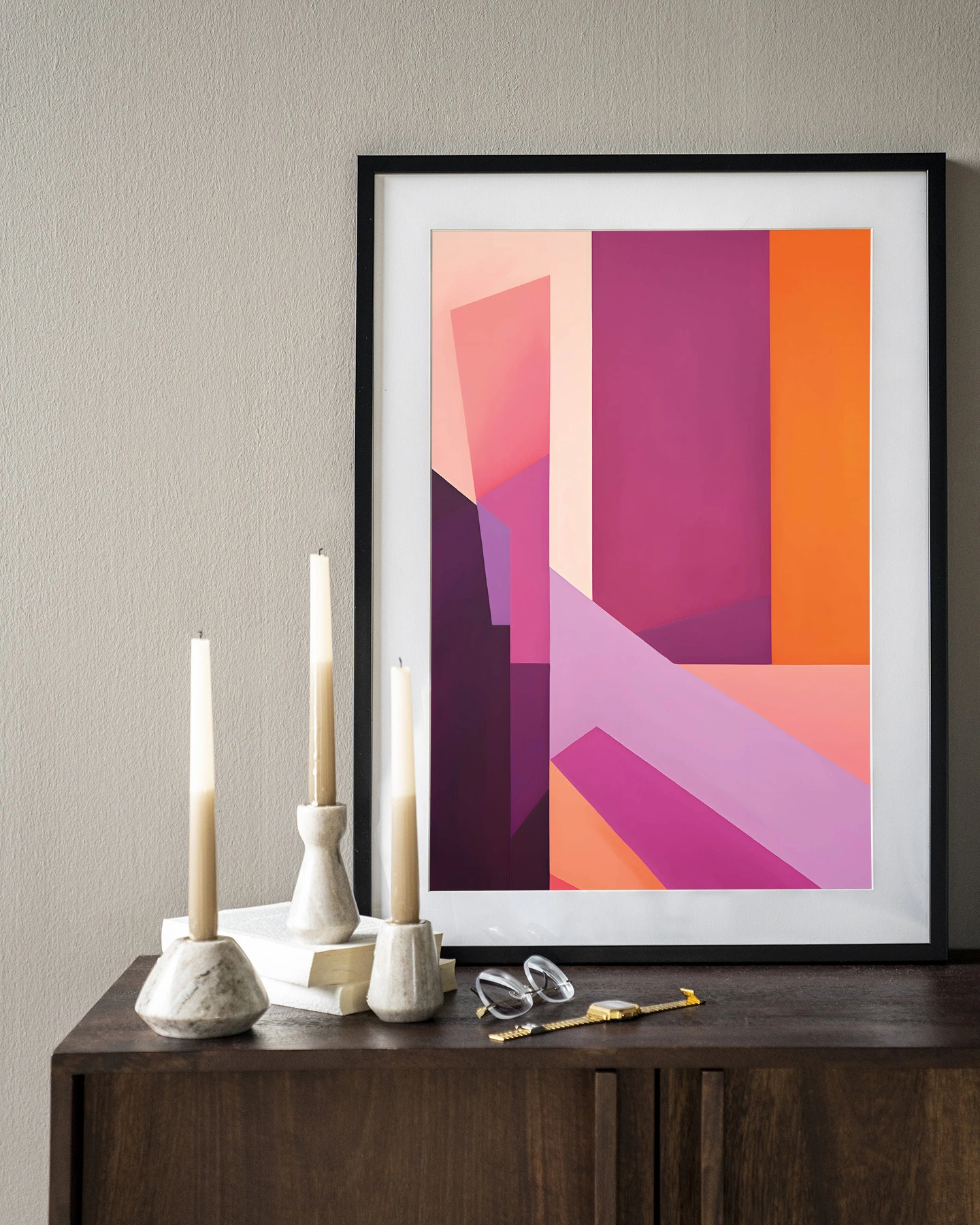 Wandteppich Folded Lines - Urban Cotton