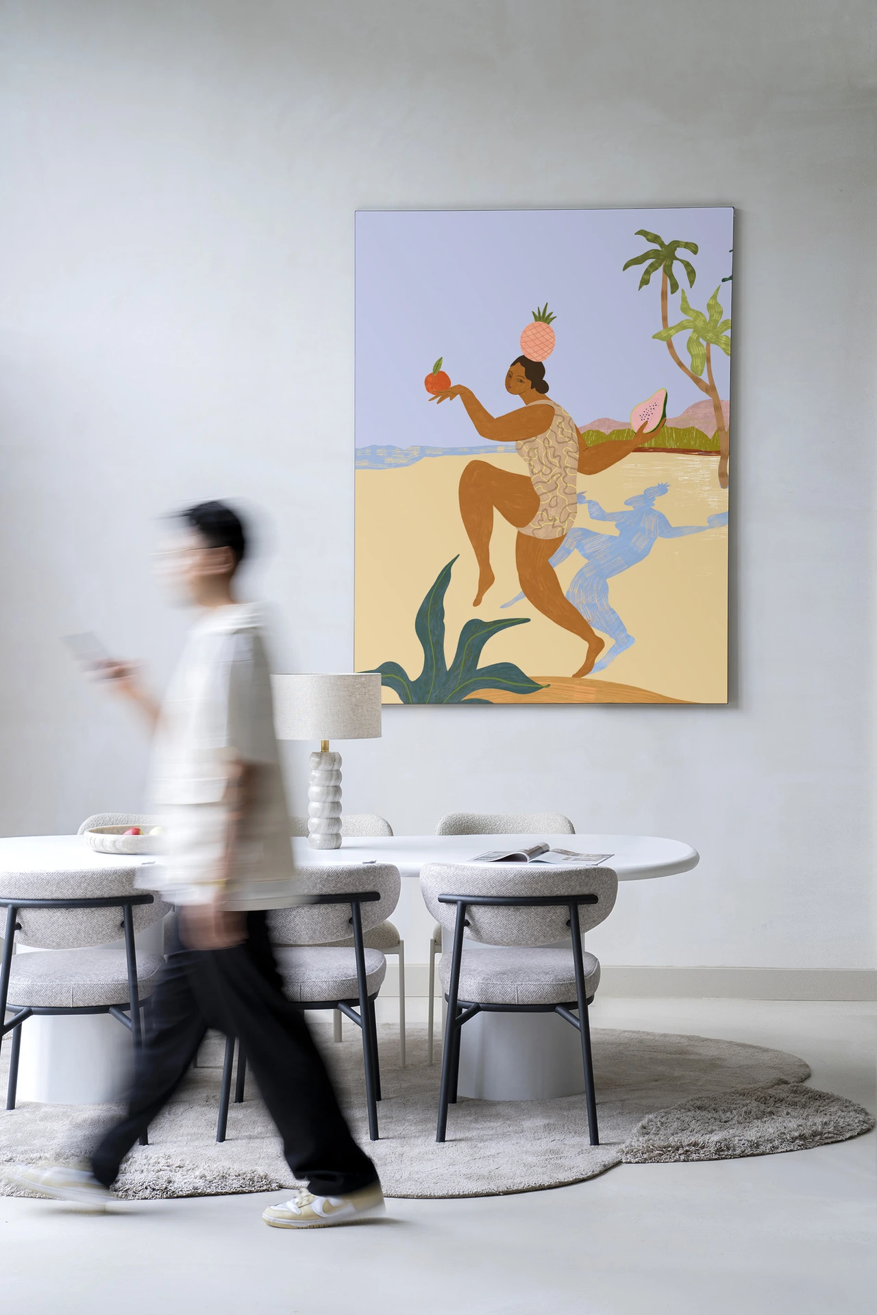 Wandkleed Balancing Act - Urban Cotton