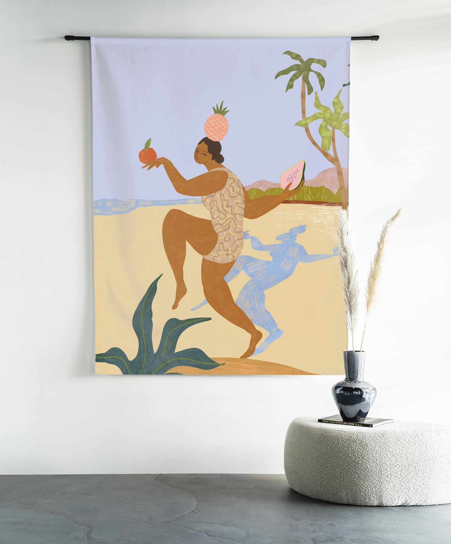 Wandkleed Balancing Act - Urban Cotton