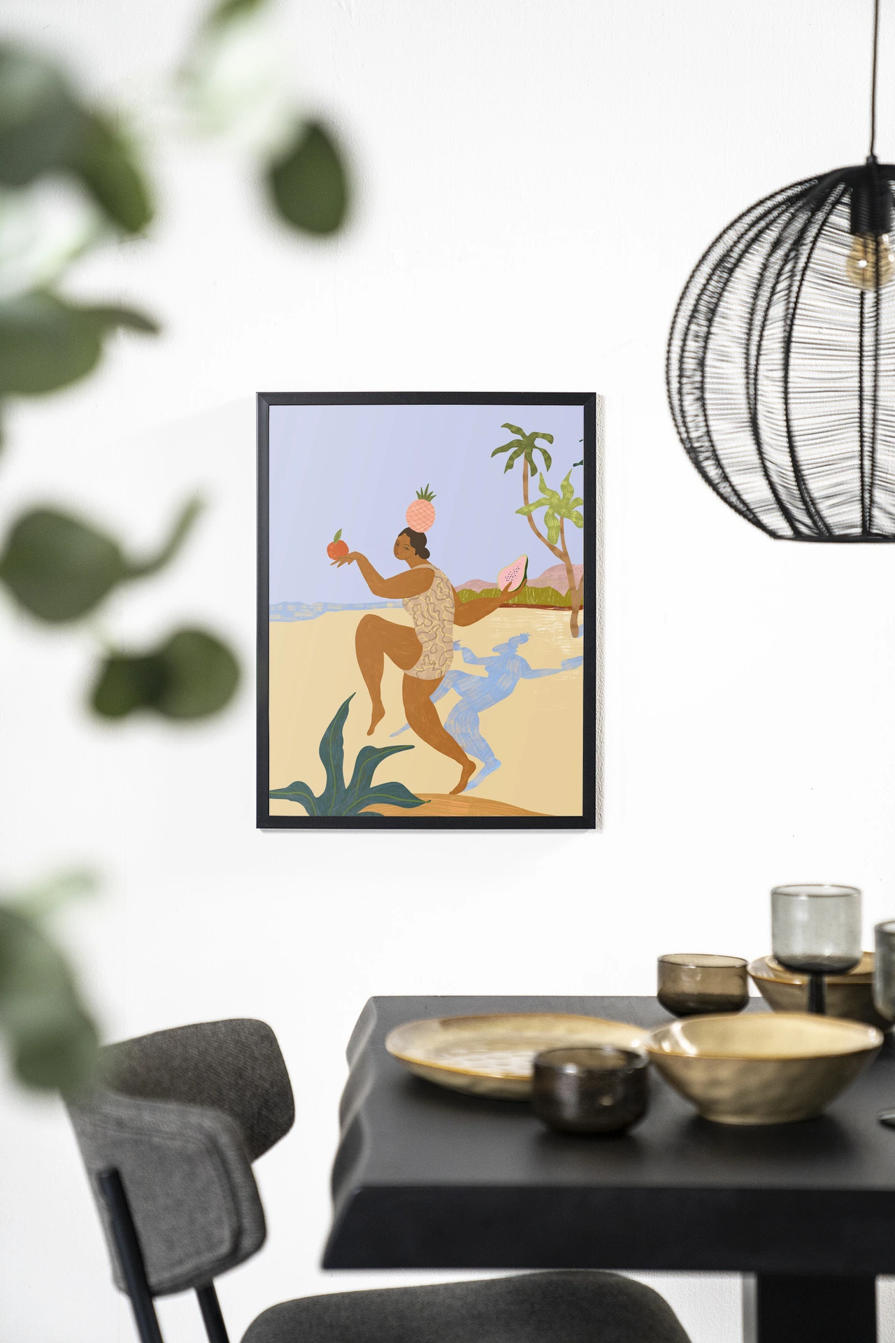 Wandkleed Balancing Act - Urban Cotton