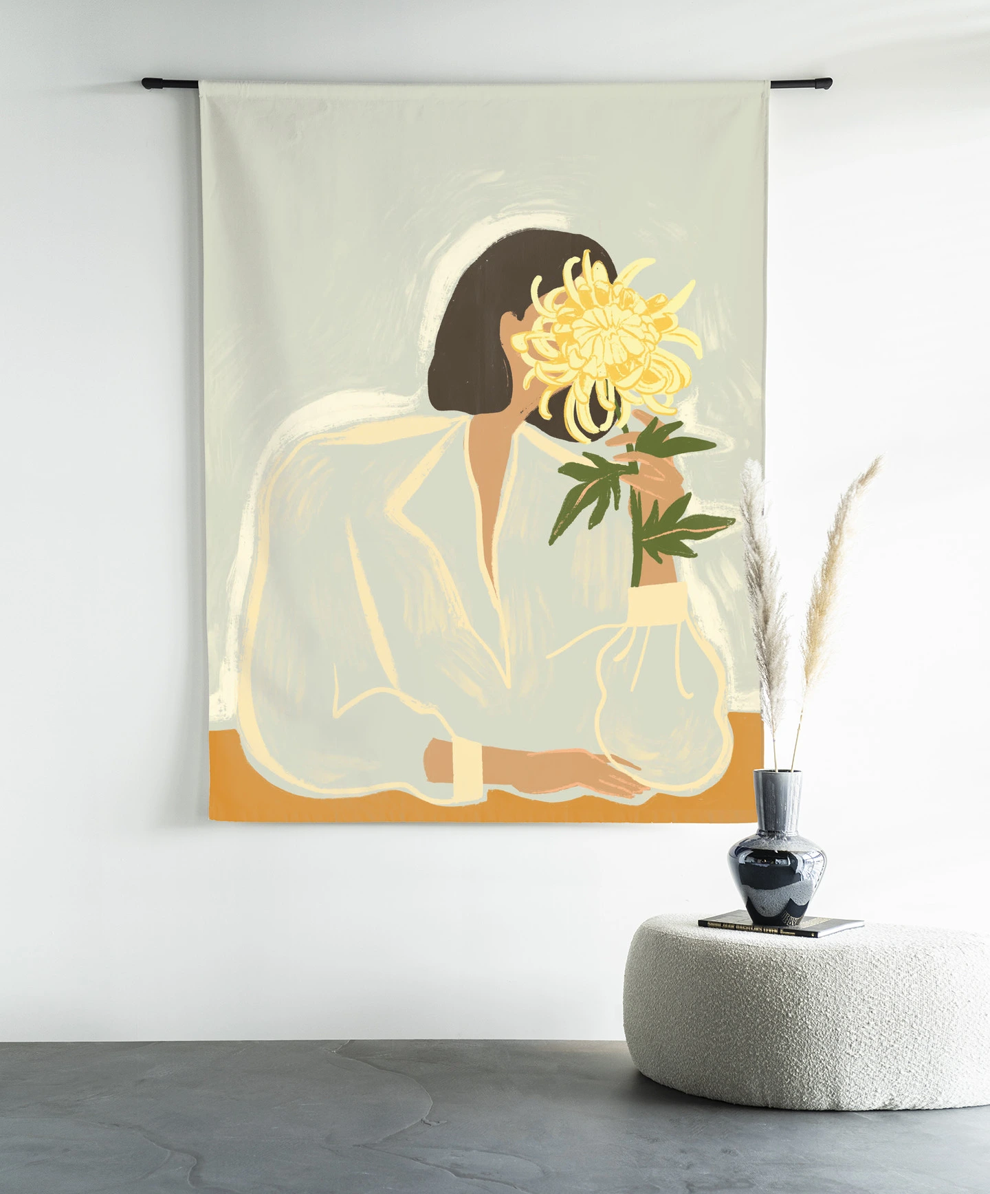 Wandkleed The Chrysante Mum - Urban Cotton