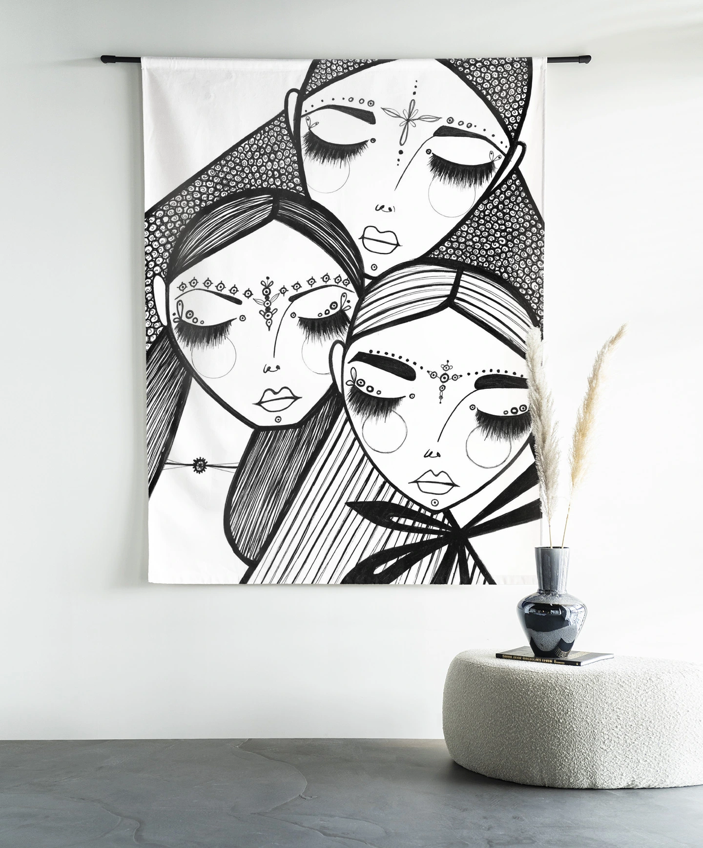 Wandkleed Close - Urban Cotton