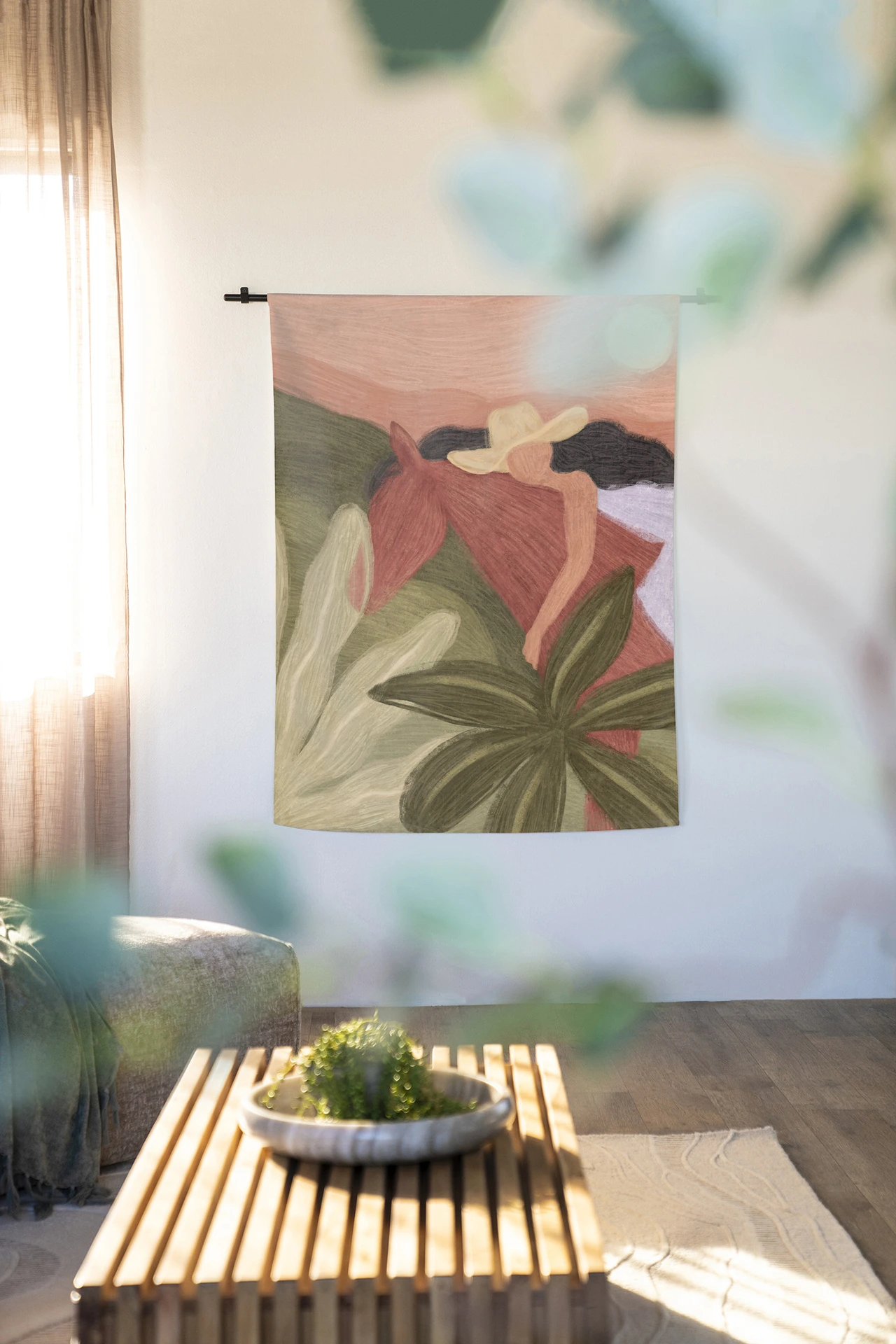 Wandkleed Horse Sunset - Urban Cotton