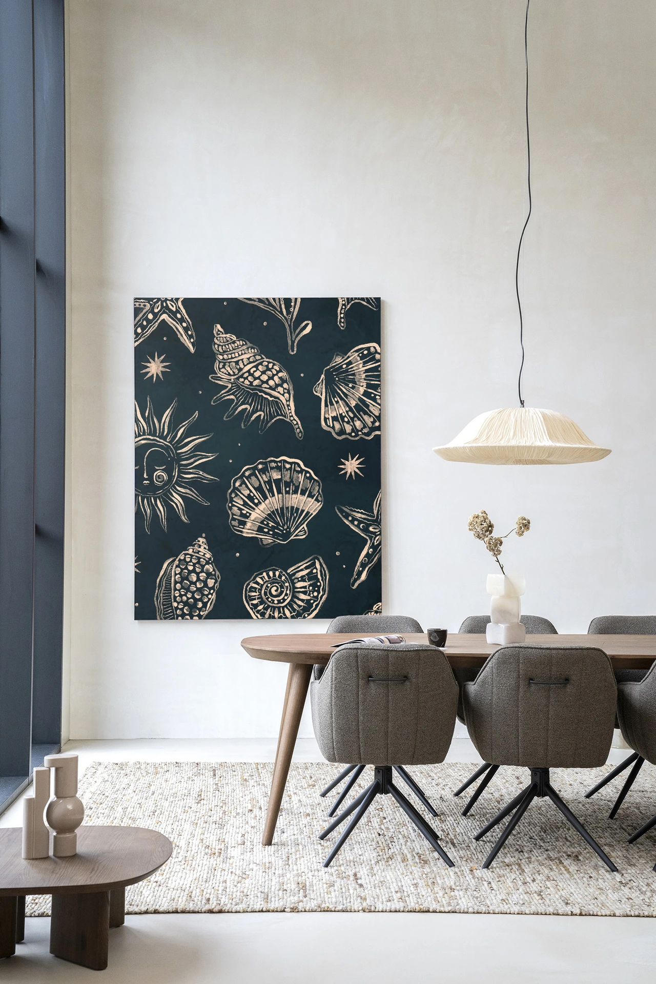 Wandkleed Seashells Midnight - Urban Cotton
