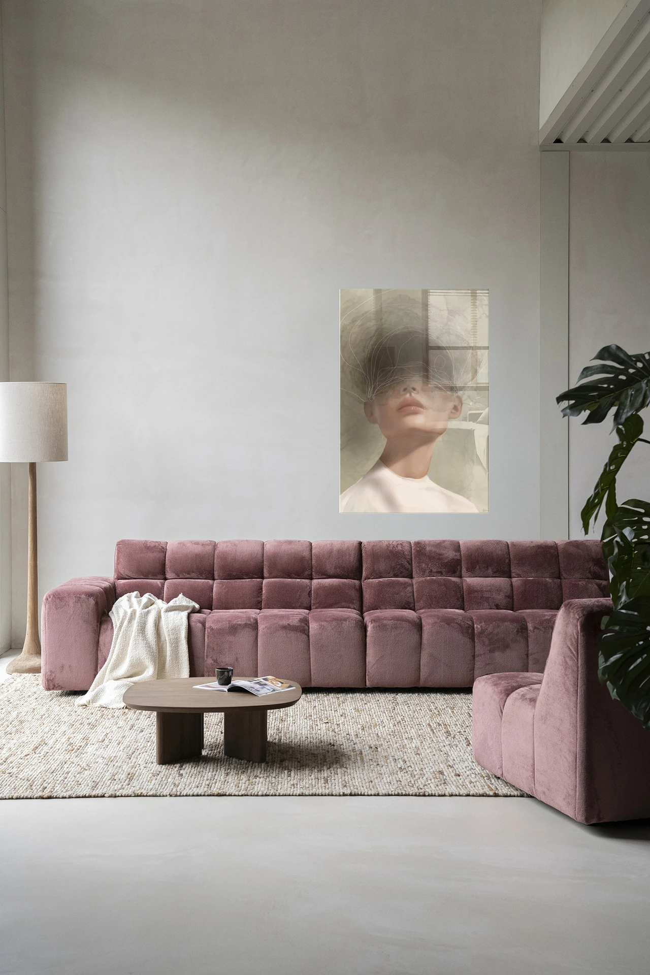 Wandkleed Blind Mist - Urban Cotton