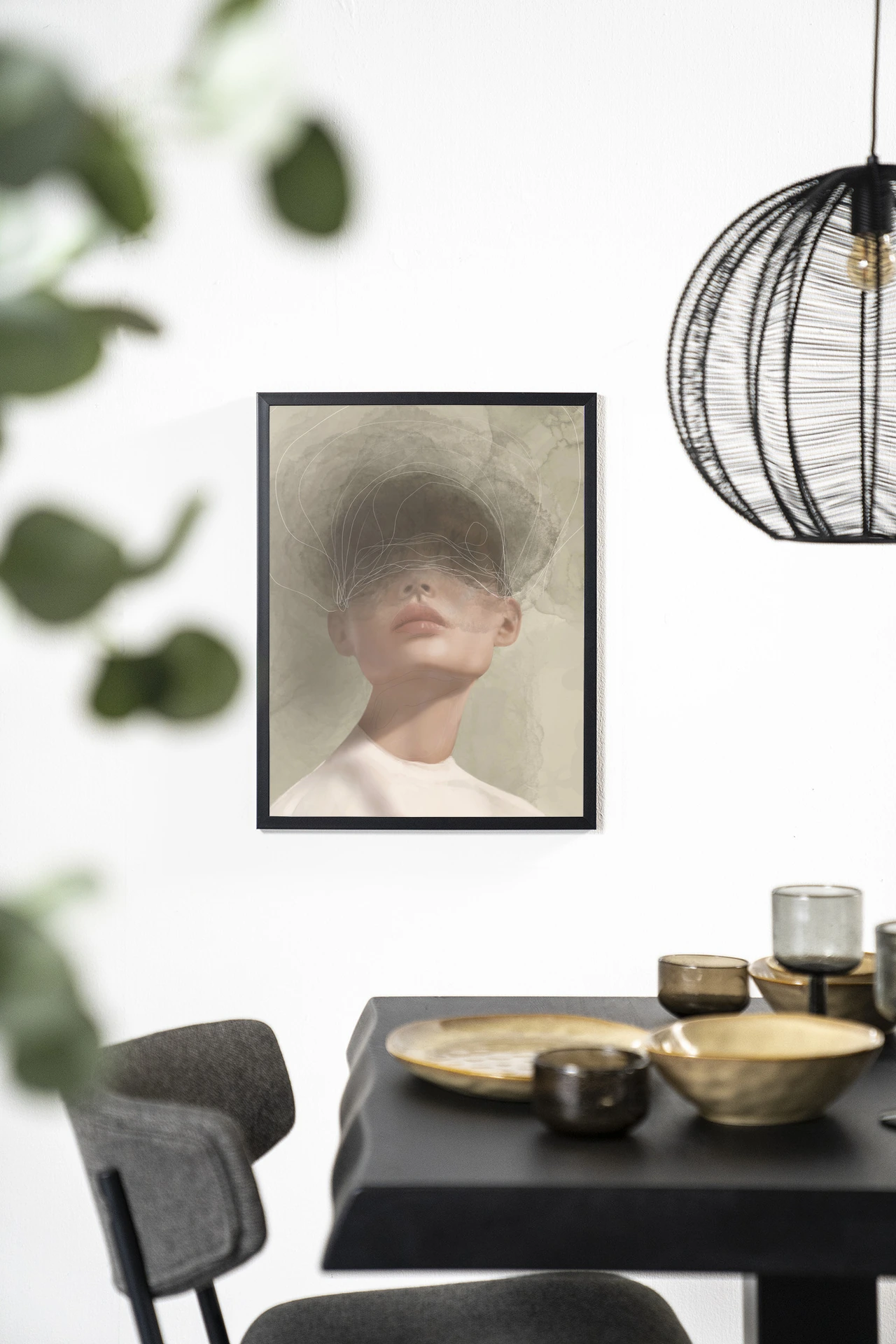 Wandkleed Blind Mist - Urban Cotton