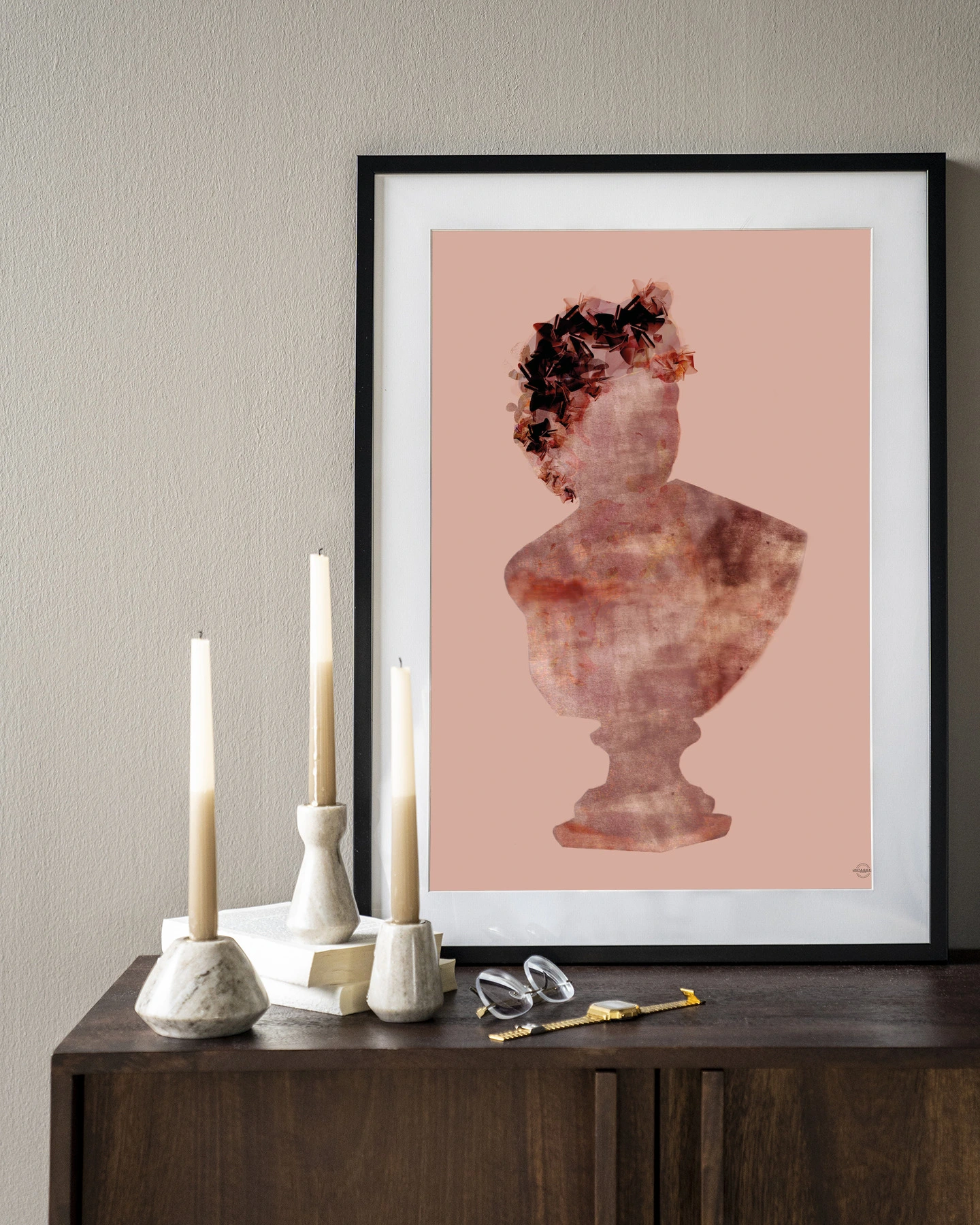 Art print Eroded Roman Sculpture - Urban Cotton