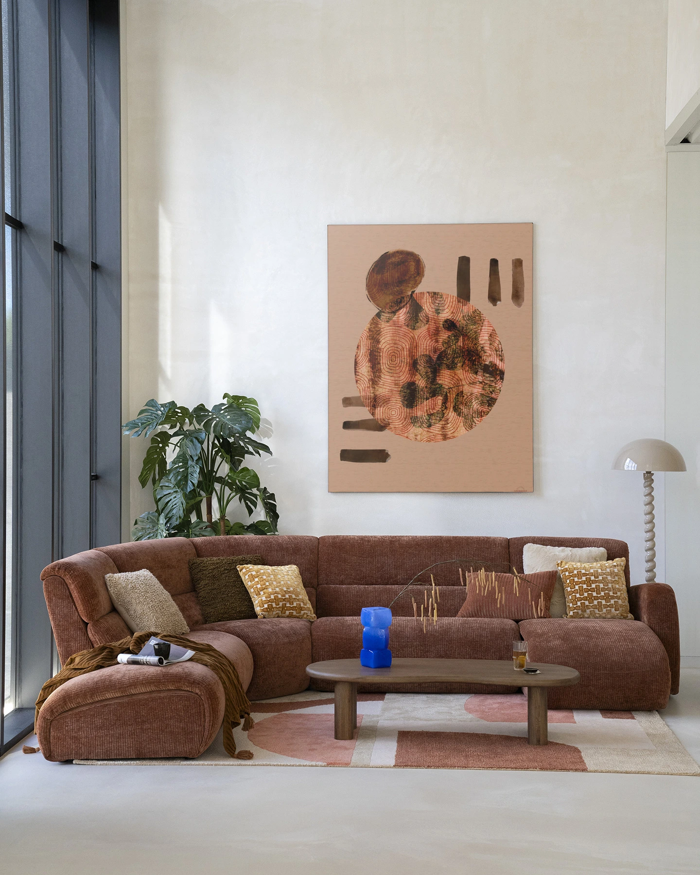 Wandkleed Wabi-Sabi Lifelines - Urban Cotton